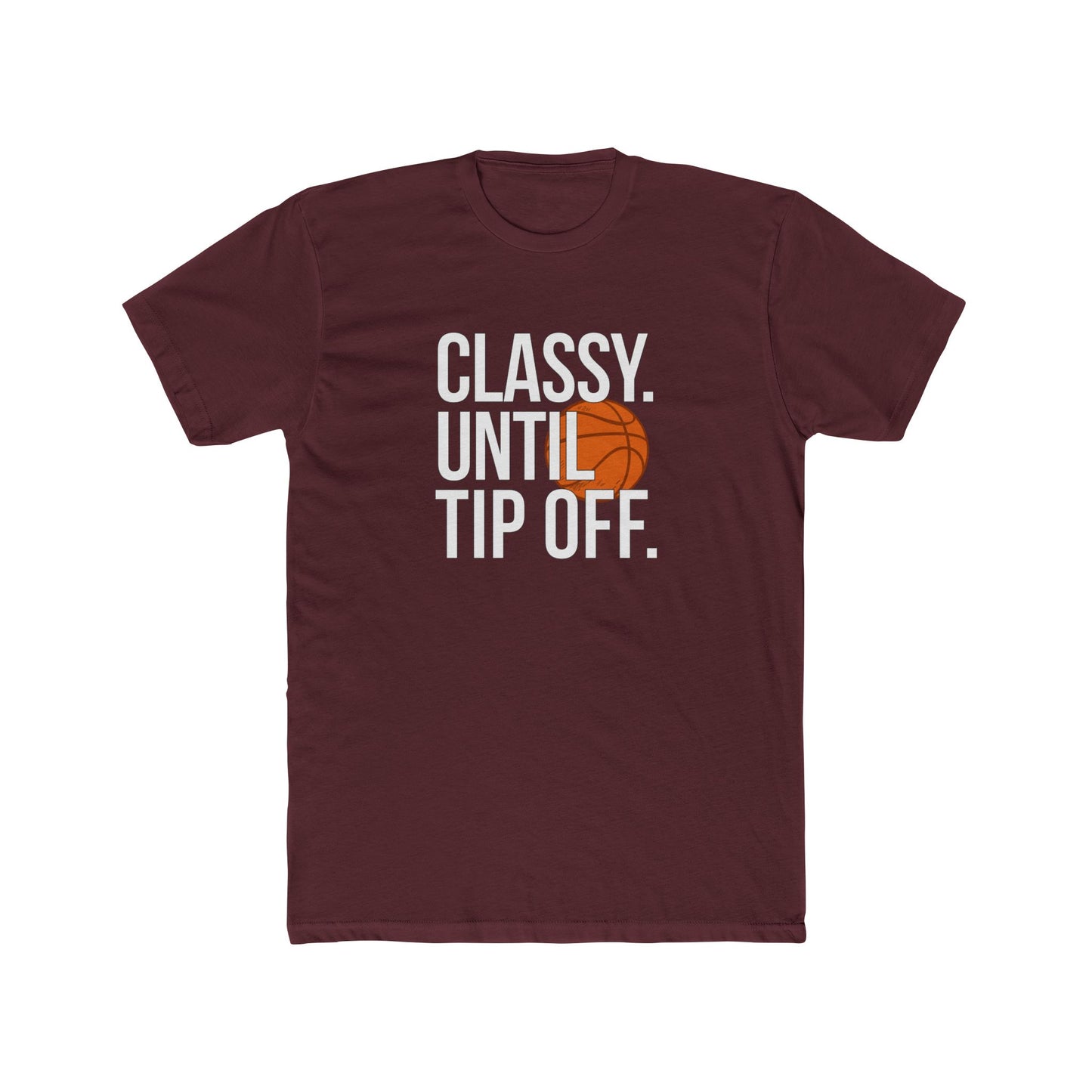 Stylish Basketball Tee - Perfect for Game Day, Sports Fans, and Casual Wear, Gift for Gym Lovers, Unisex Cotton Crew Tee