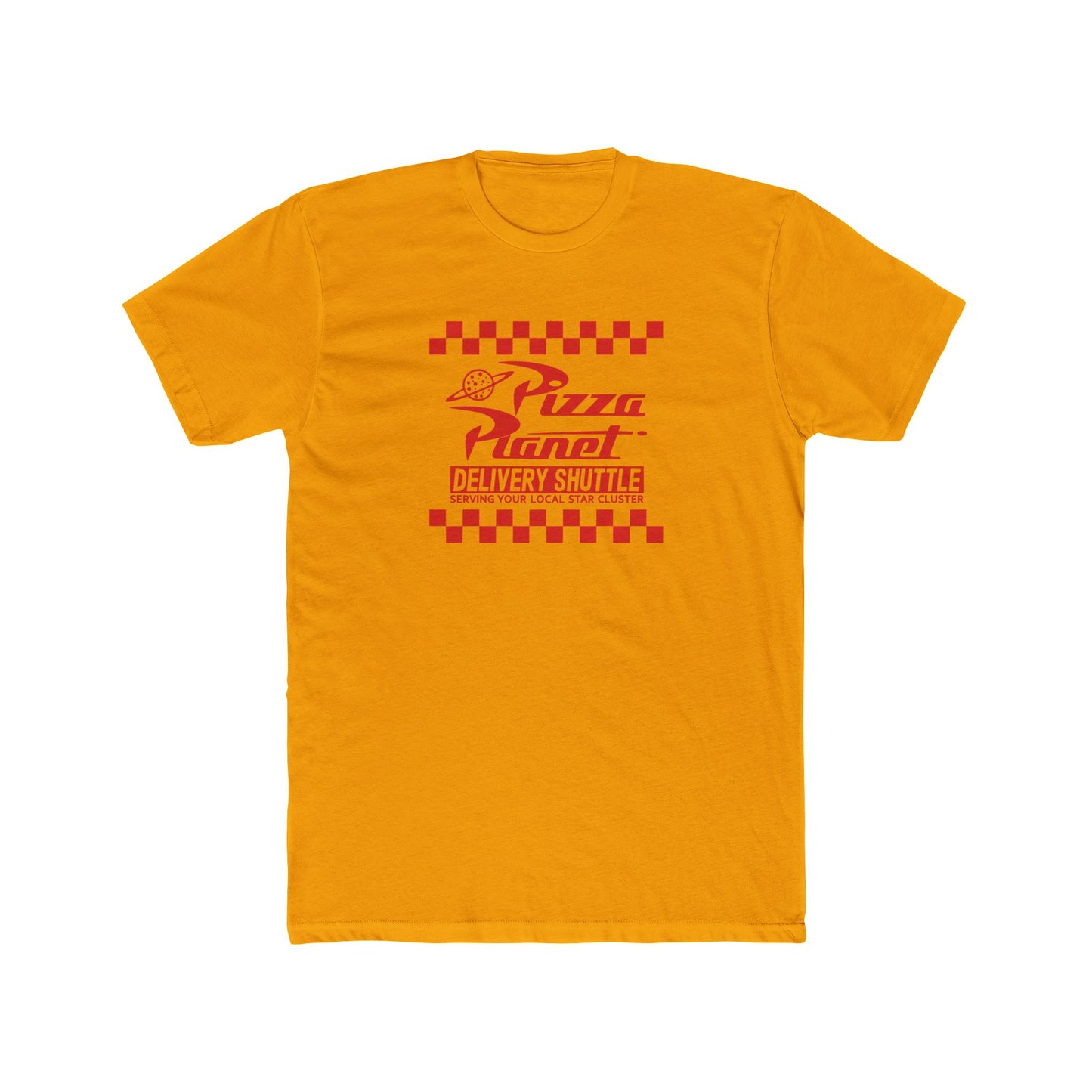 Pizza Planet Delivery Crew Tee - Unisex Cotton T-Shirt for Pizza Lovers - Riff Raff Wear