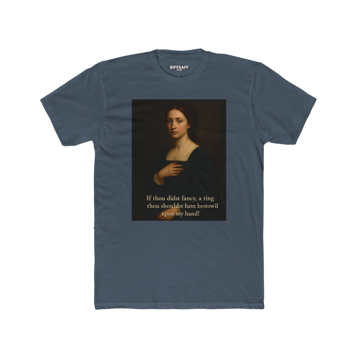 Artistic Unisex Cotton Crew Tee with Quote - Casualwear, Gift for Art Lovers - Riff Raff Wear