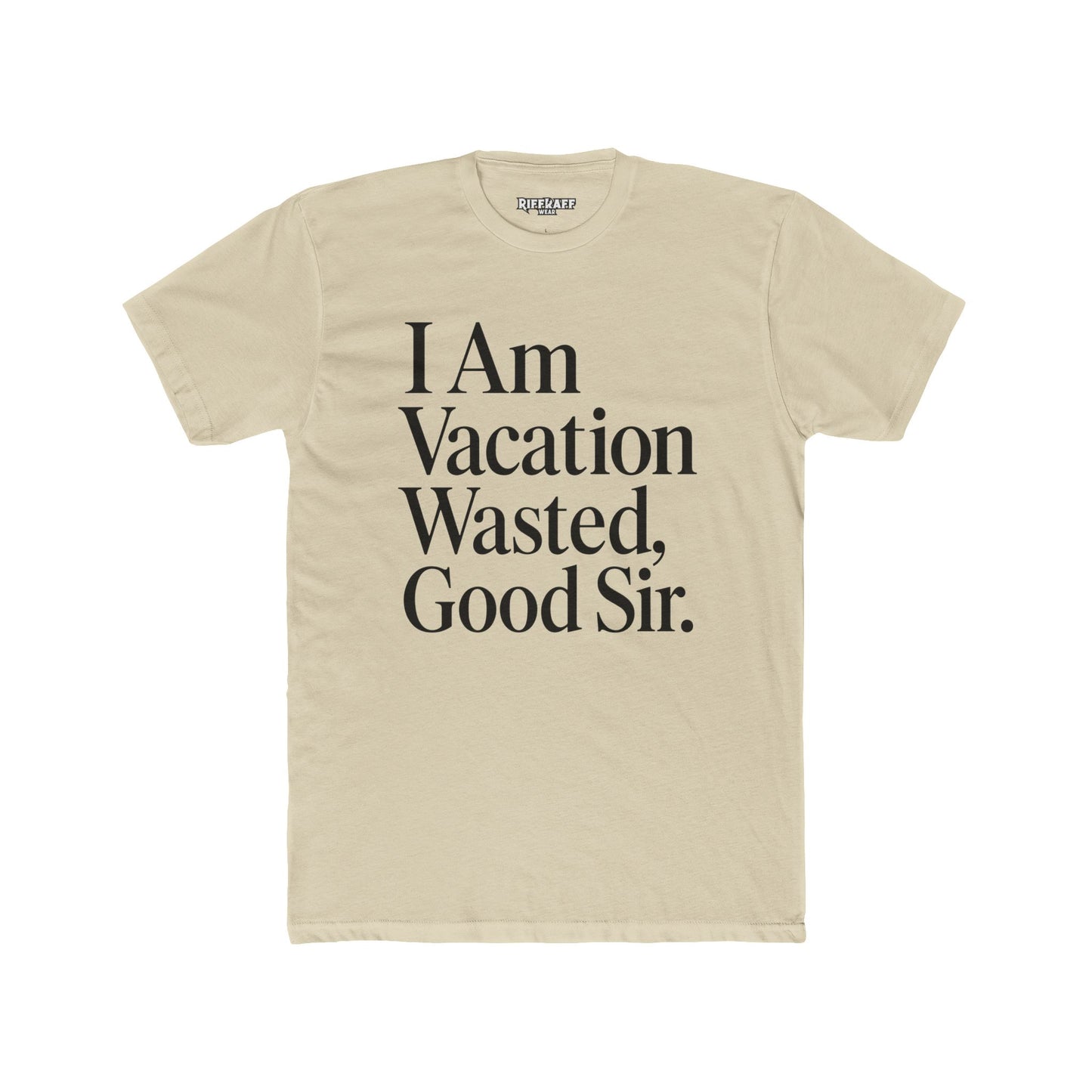 Vacation Wasted Shirt, Travel T-Shirt, Relaxed Fit Tee, Gifts for Travelers - Riff Raff Wear