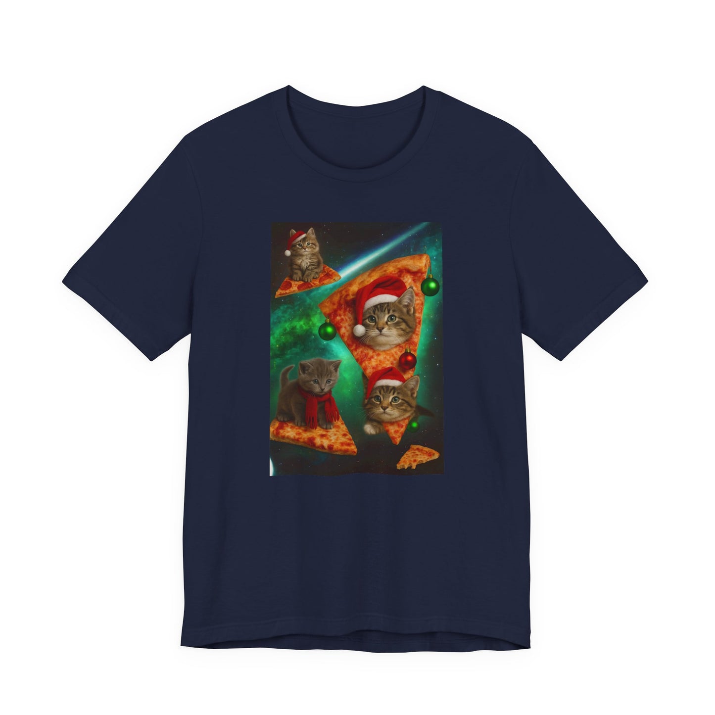 Pizza Cat Unisex Tee, Funny Cat T-Shirt, Cat Lover Gift, Cute Pet Apparel, Trendy Pizza Shirt, Cool Cat Design - Riff Raff Wear