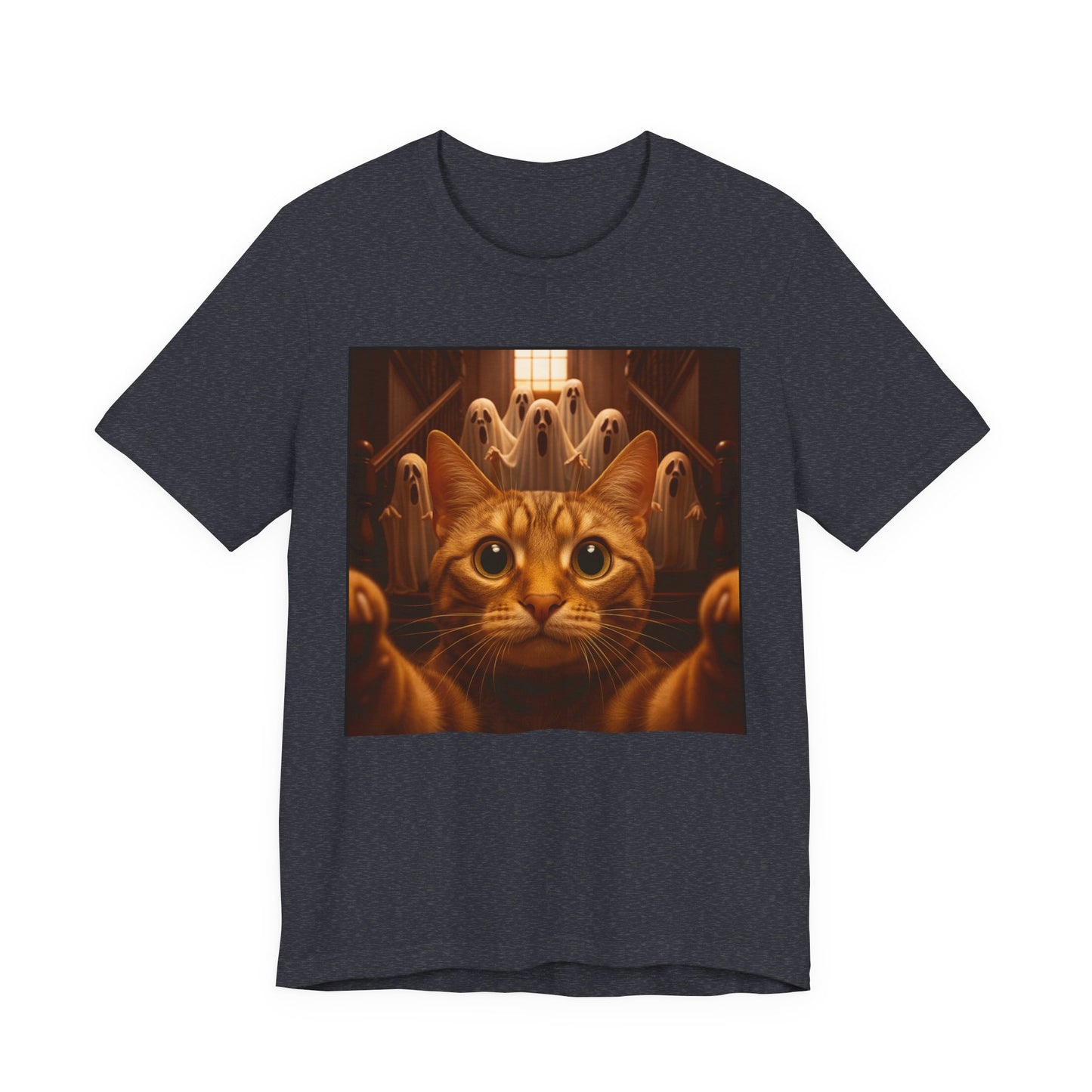 Cat Ghosts Tee Halloween Ready! - Riff Raff Wear