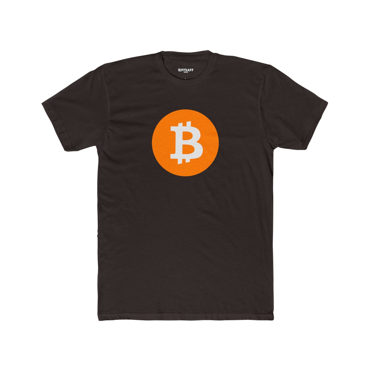 Bitcoin Men's Cotton Crew Tee - Riff Raff Wear