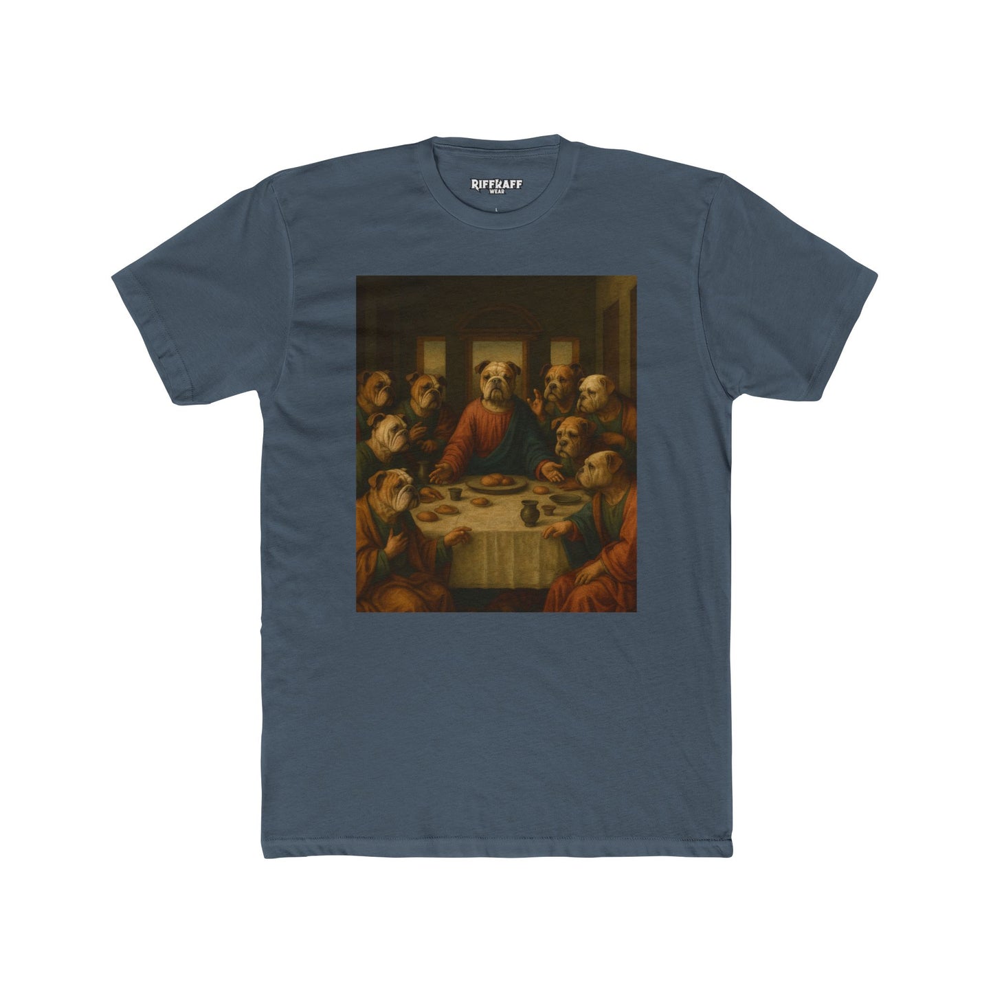 The Last Supper Unisex Cotton Crew Tee - Artistic Heritage Shirt - Riff Raff Wear