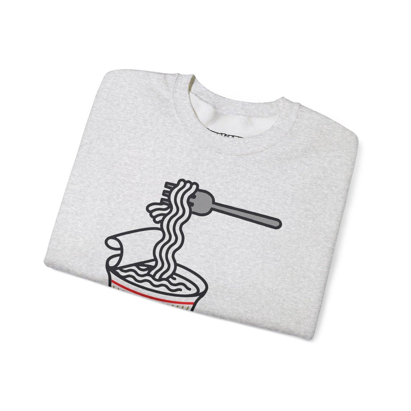 Parody Logo Series - Sup Nerdles? Instant Noodles Sweatshirt - Unisex Heavy Blend™ Crewneck - Riff Raff Wear