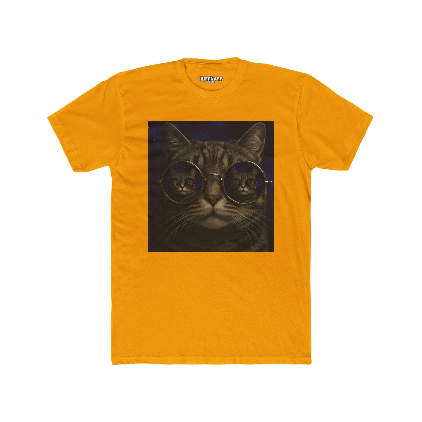 Cool Cat Unisex Cotton Crew Tee - Fun Pet Lover Shirt - Riff Raff Wear