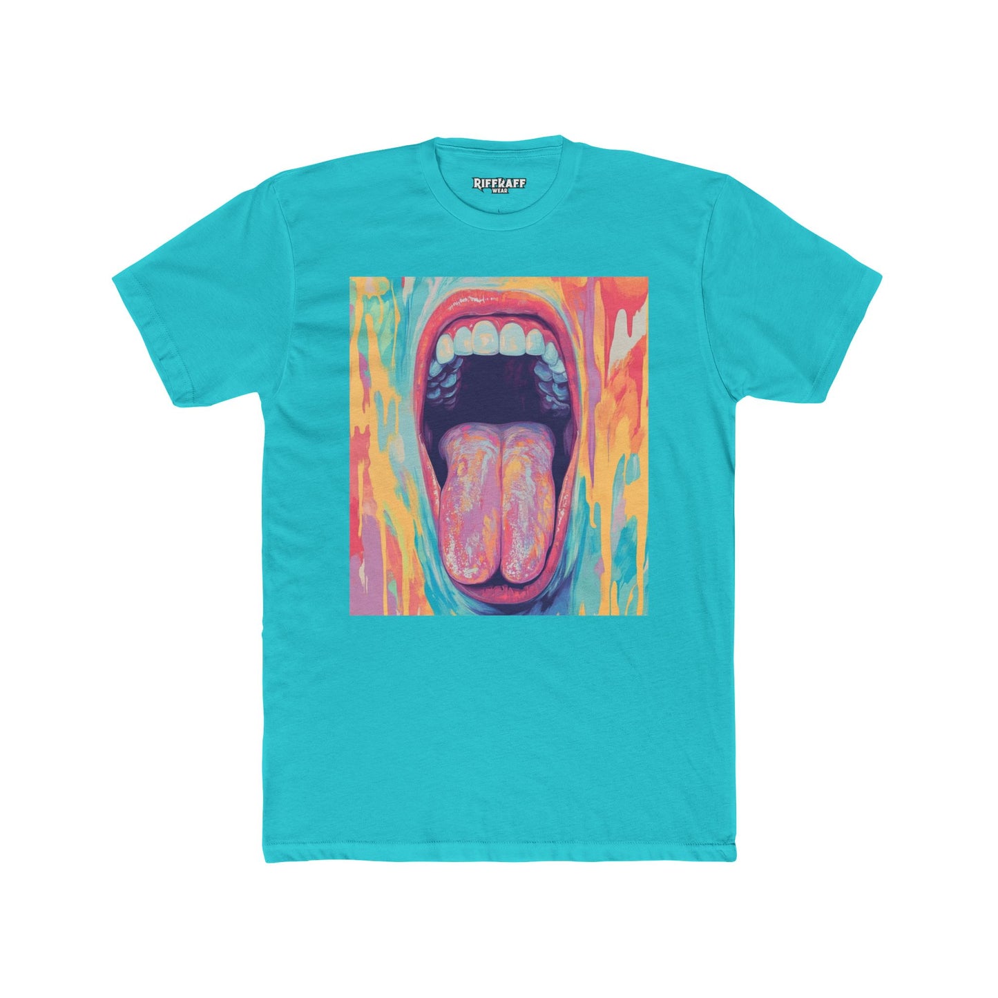 Colorful Expression Graphic Tee - Unisex Cotton Crew Mouth - Riff Raff Wear