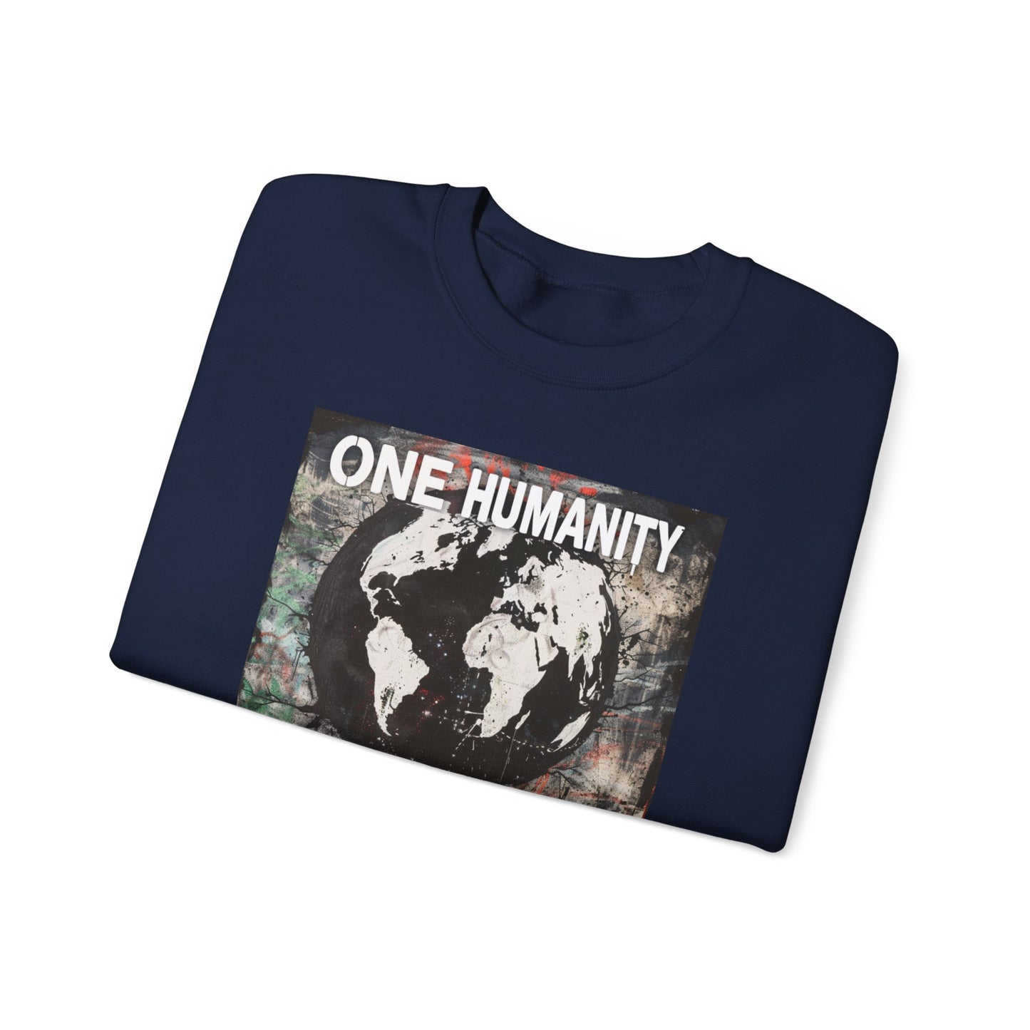 One Humanity Unisex Crewneck Sweatshirt - Comfortable & Stylish - Riff Raff Wear