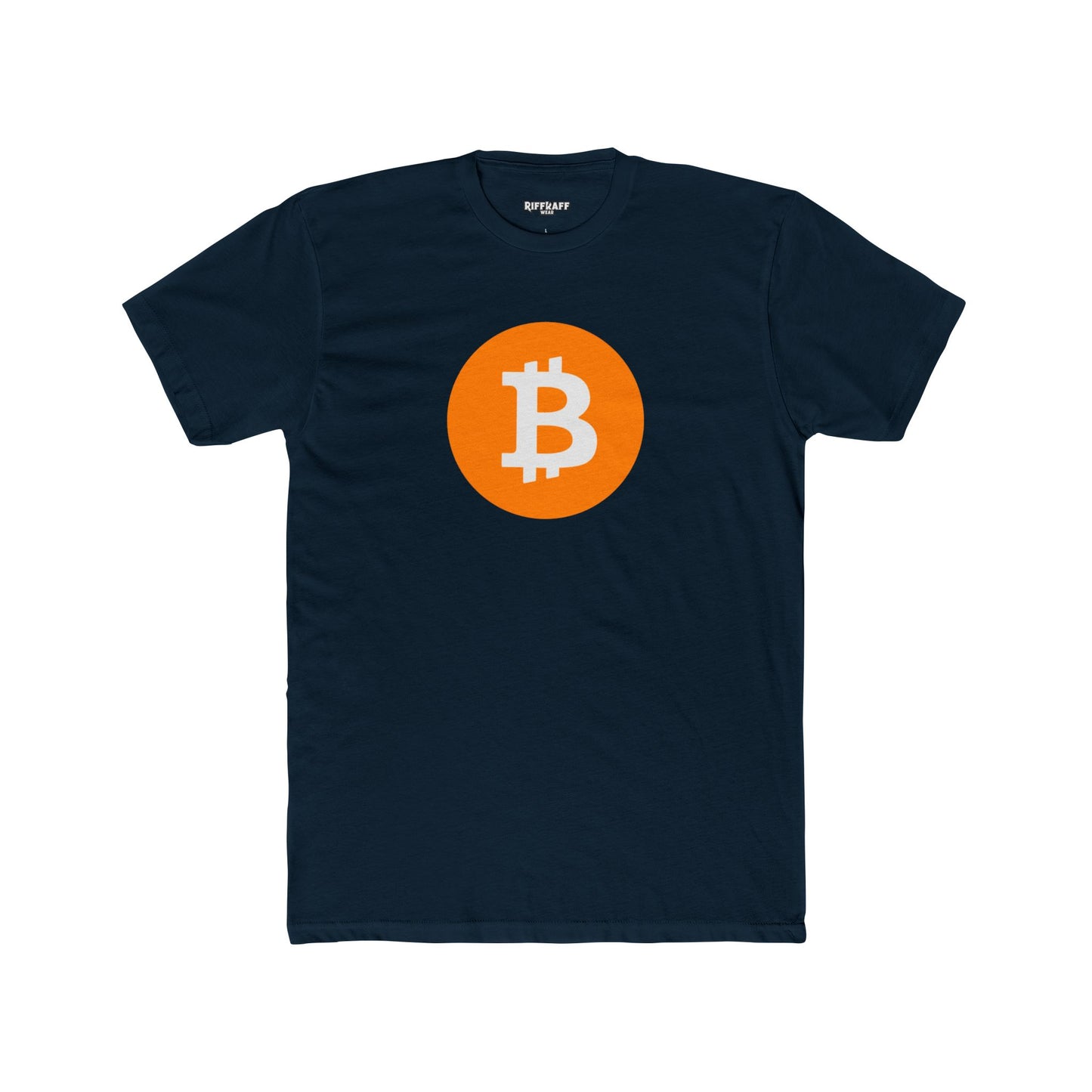 Bitcoin Men's Cotton Crew Tee - Riff Raff Wear