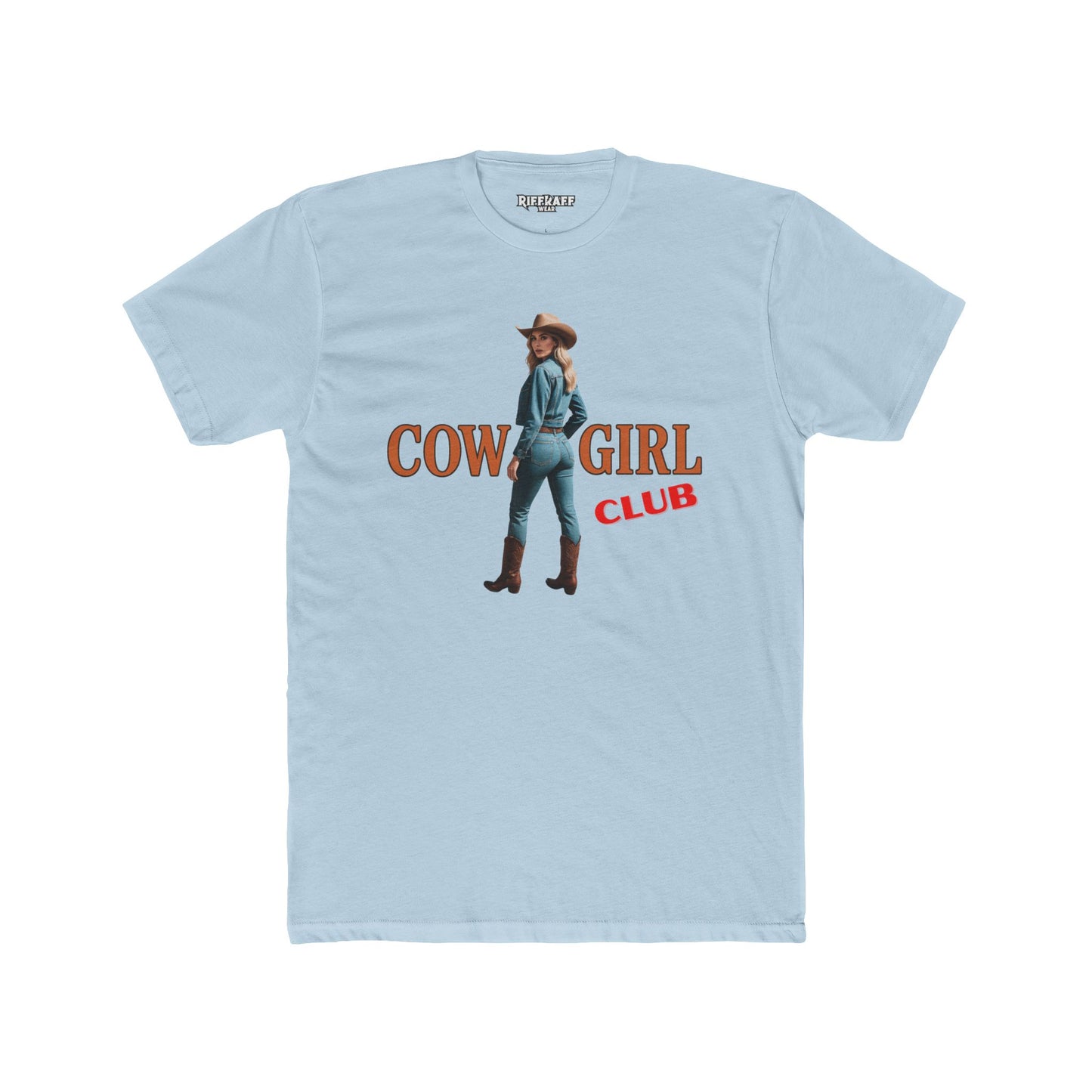 Vintage Cowgirl Graphic Unisex Cotton Crew Tee - Riff Raff Wear