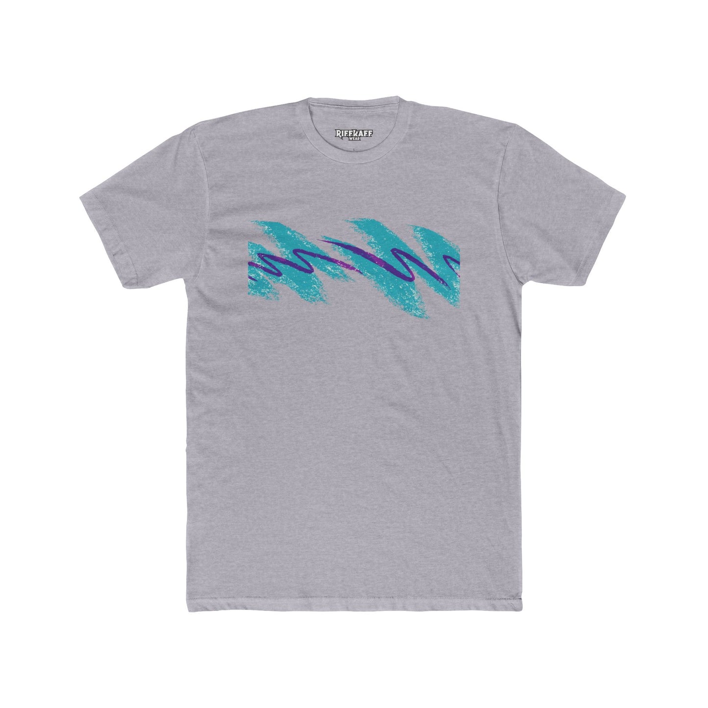 Retro Wave Unisex Cotton Crew Tee - Stylish Casual Shirt for All Occasions - Riff Raff Wear