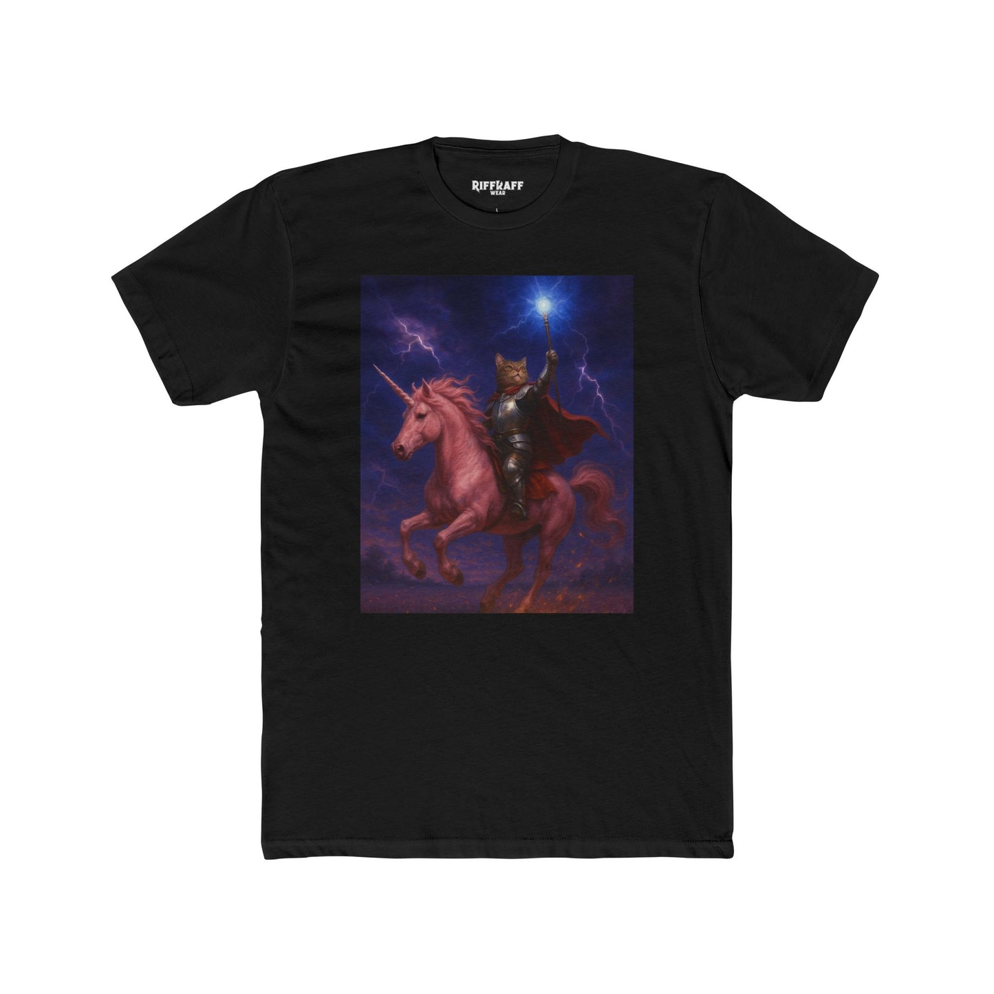 Epic Unicorn Warrior Unisex Cotton Crew Tee – Fantasy Tee for Animal Lovers - Riff Raff Wear