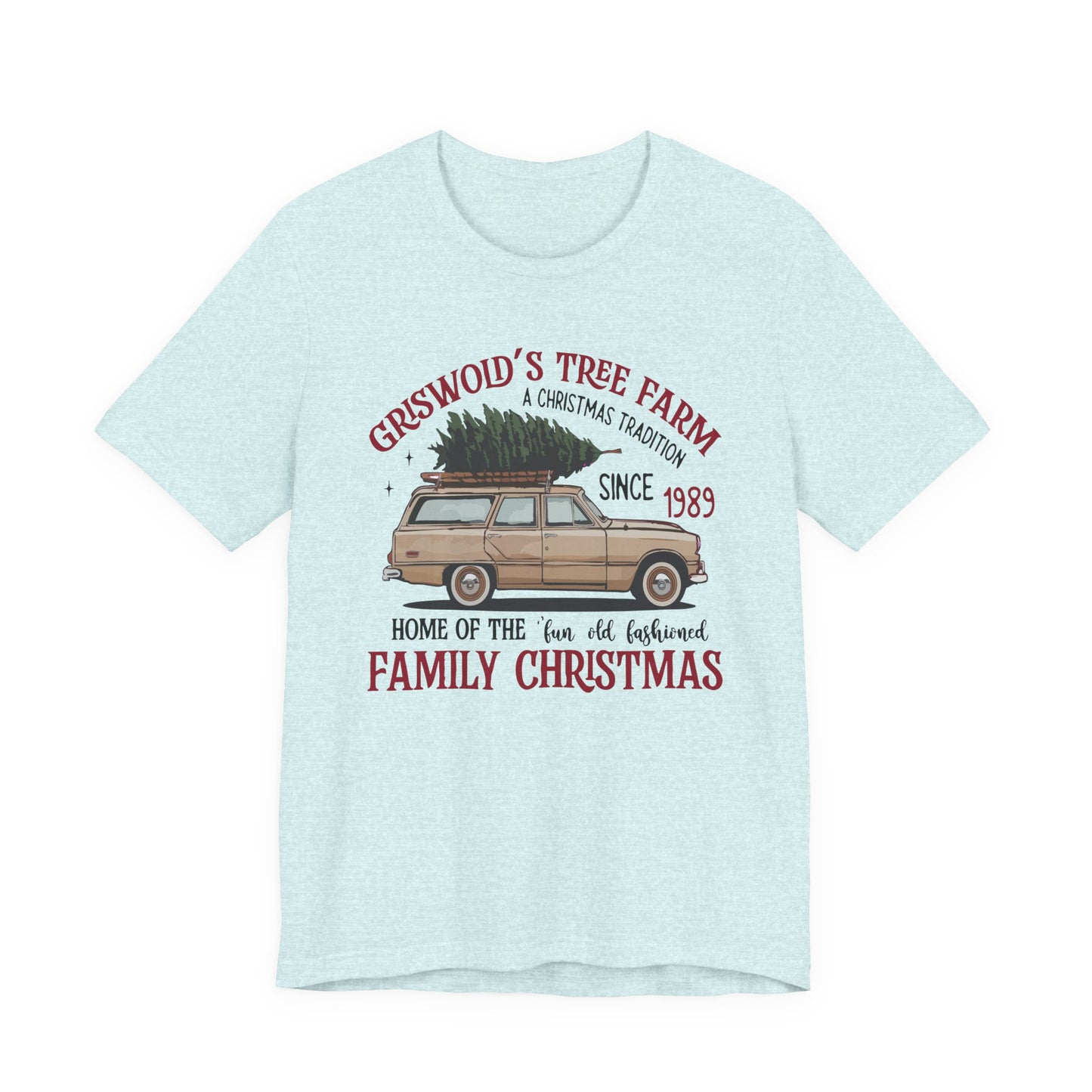 Family Christmas Tree Farm Tee, Unisex Holiday T-Shirt, Perfect for Christmas Celebrations, Gift for Tree Farmers, Cozy Holiday Vibes - Riff Raff Wear