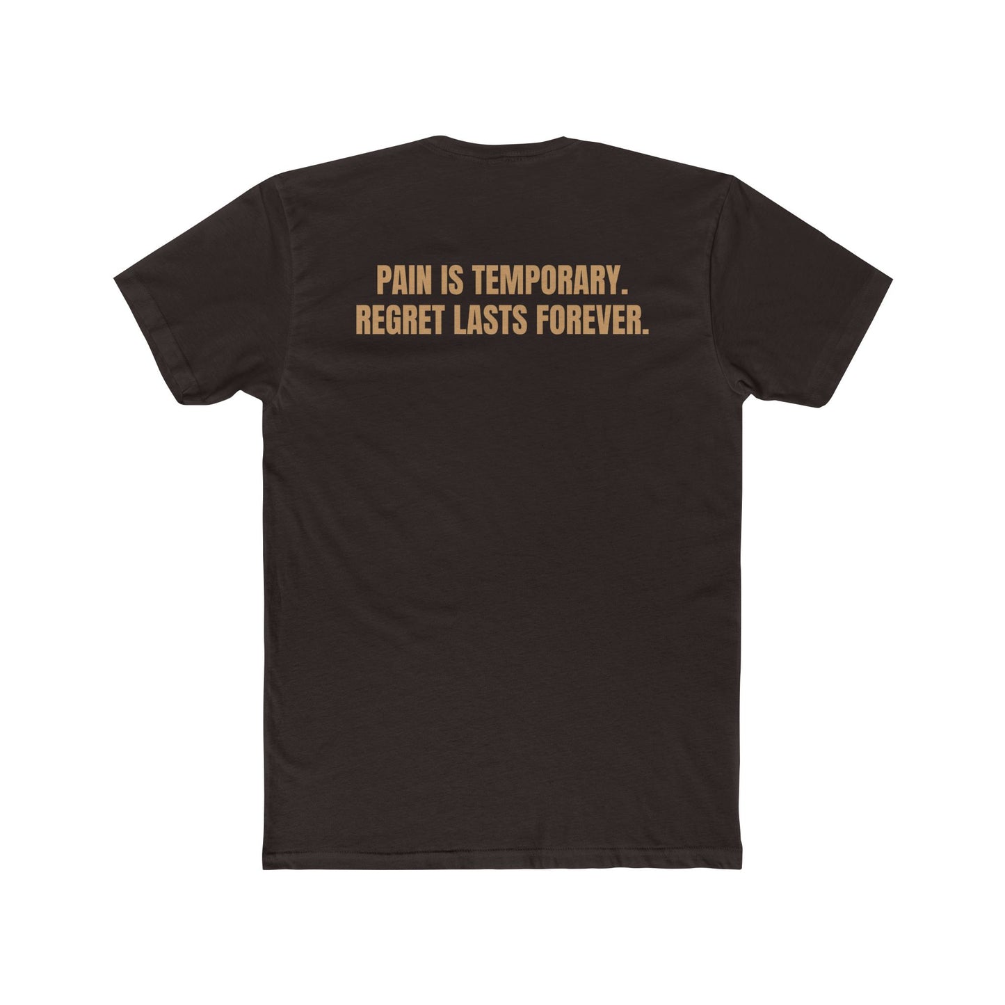 Motivational Fitness Crew Tee - Flexecution & Pain is Temporary Design - Riff Raff Wear