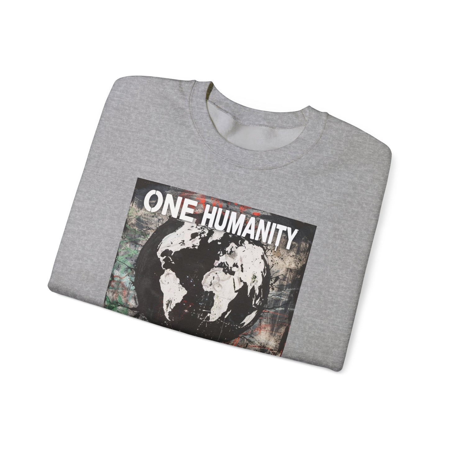 One Humanity Unisex Crewneck Sweatshirt - Comfortable & Stylish - Riff Raff Wear