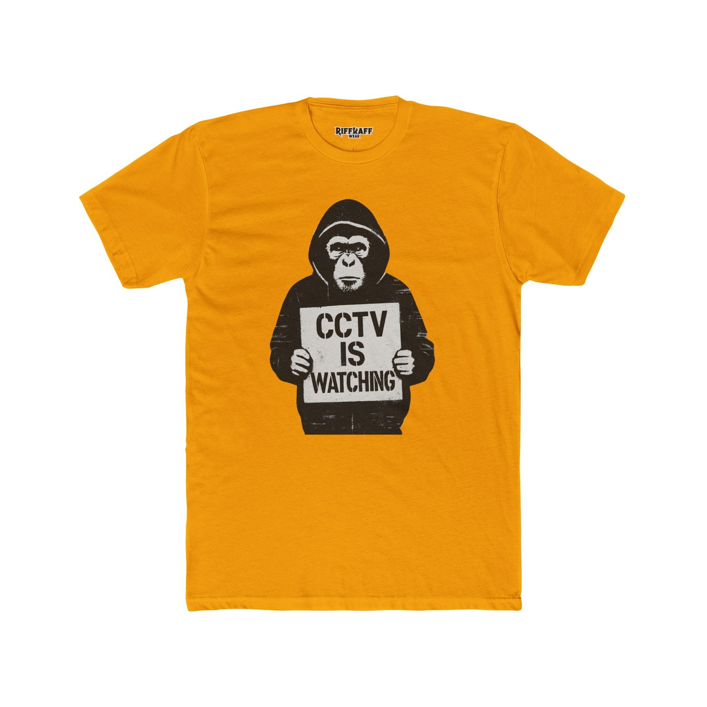 CCTV is Watching APE Unisex Crew Tee Casual Wear - Riff Raff Wear