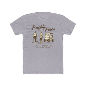 Prickly Pines Golf Resort Unisex Cotton Crew Tee - Perfect for Golf Lovers! - Riff Raff Wear Underground