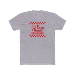 Pizza Planet Delivery Crew Tee - Unisex Cotton T-Shirt for Pizza Lovers - Riff Raff Wear