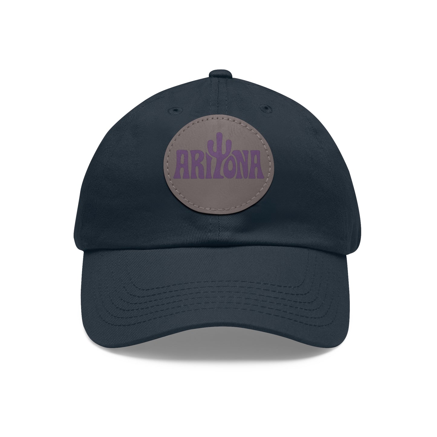 Arizona Dad Hat with Leather Patch - Casual & Stylish Cap