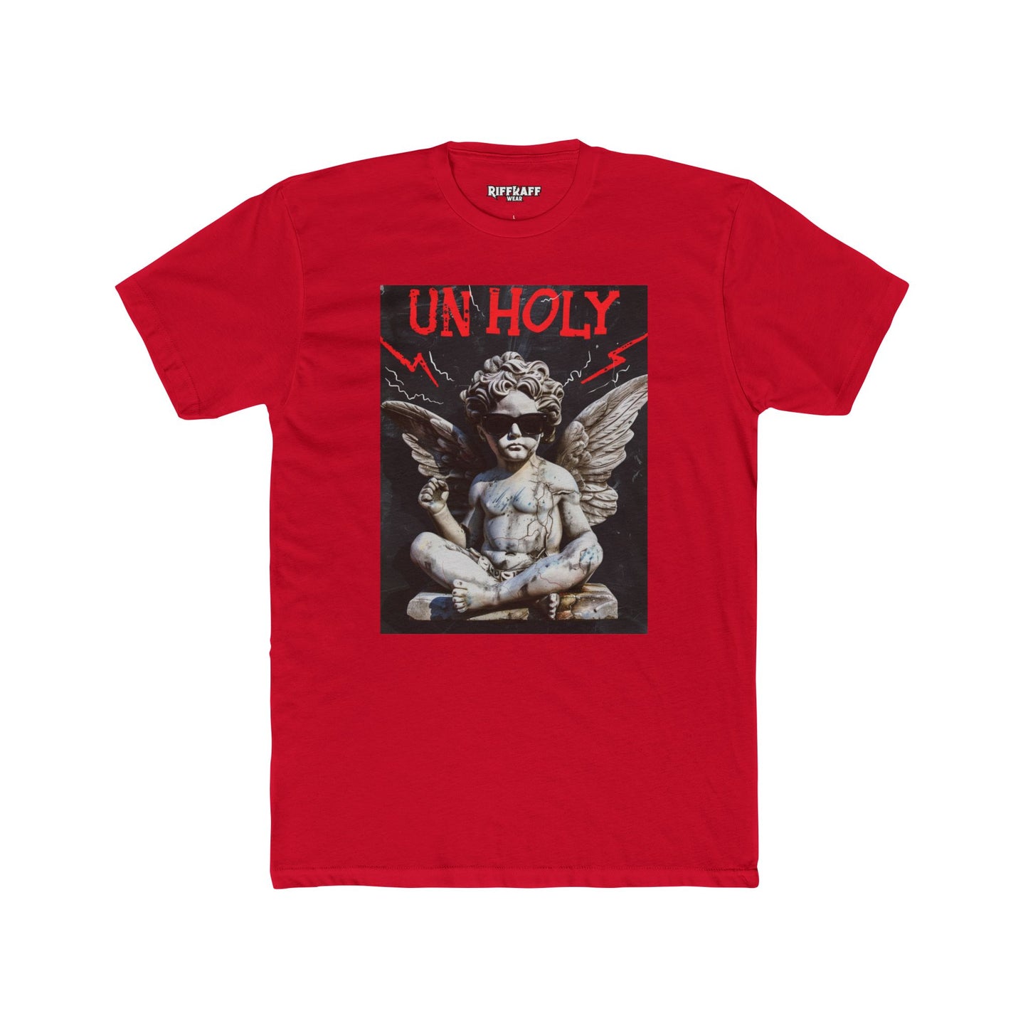 Unisex Cotton Crew Tee - Un Holy Graphic Tee for Bold Style - Riff Raff Wear