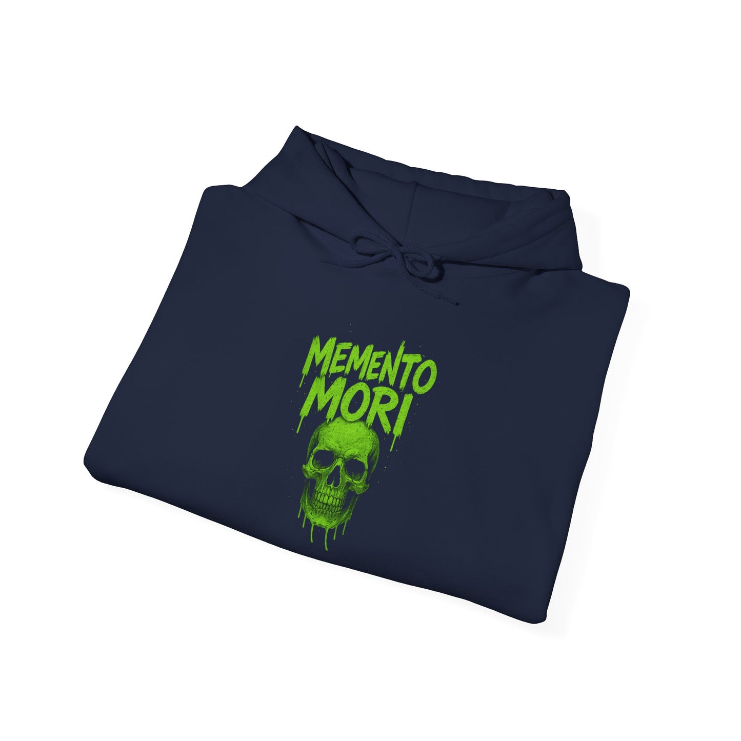 Memento Mori Hoodie, Gothic Sweatshirt, Unisex Hooded Sweatshirt, Halloween Gift, Skull Design, Casual Wear - Riff Raff Wear