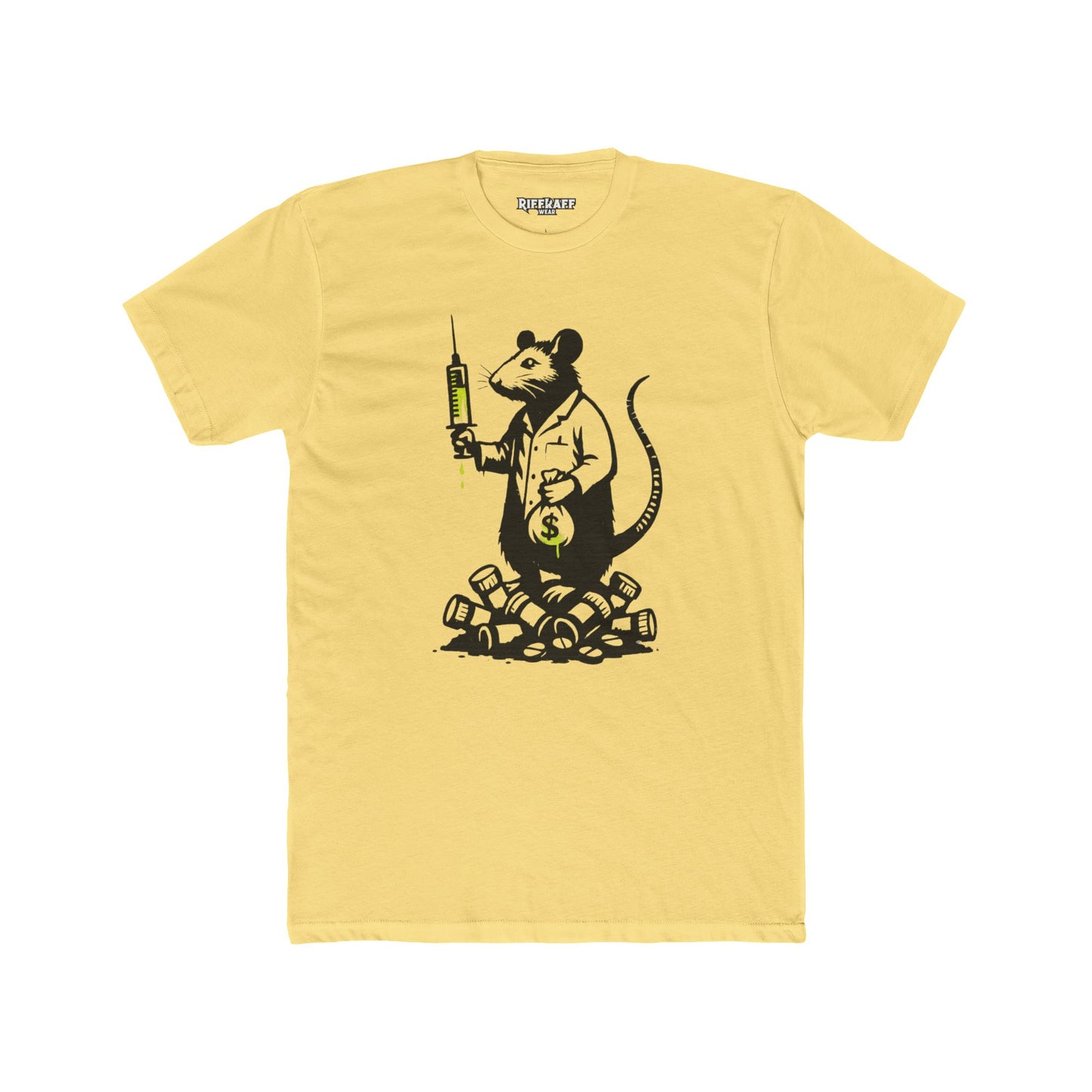 Rat Doctor Unisex Cotton Crew Tee - Statment T-Shirt - Riff Raff Wear