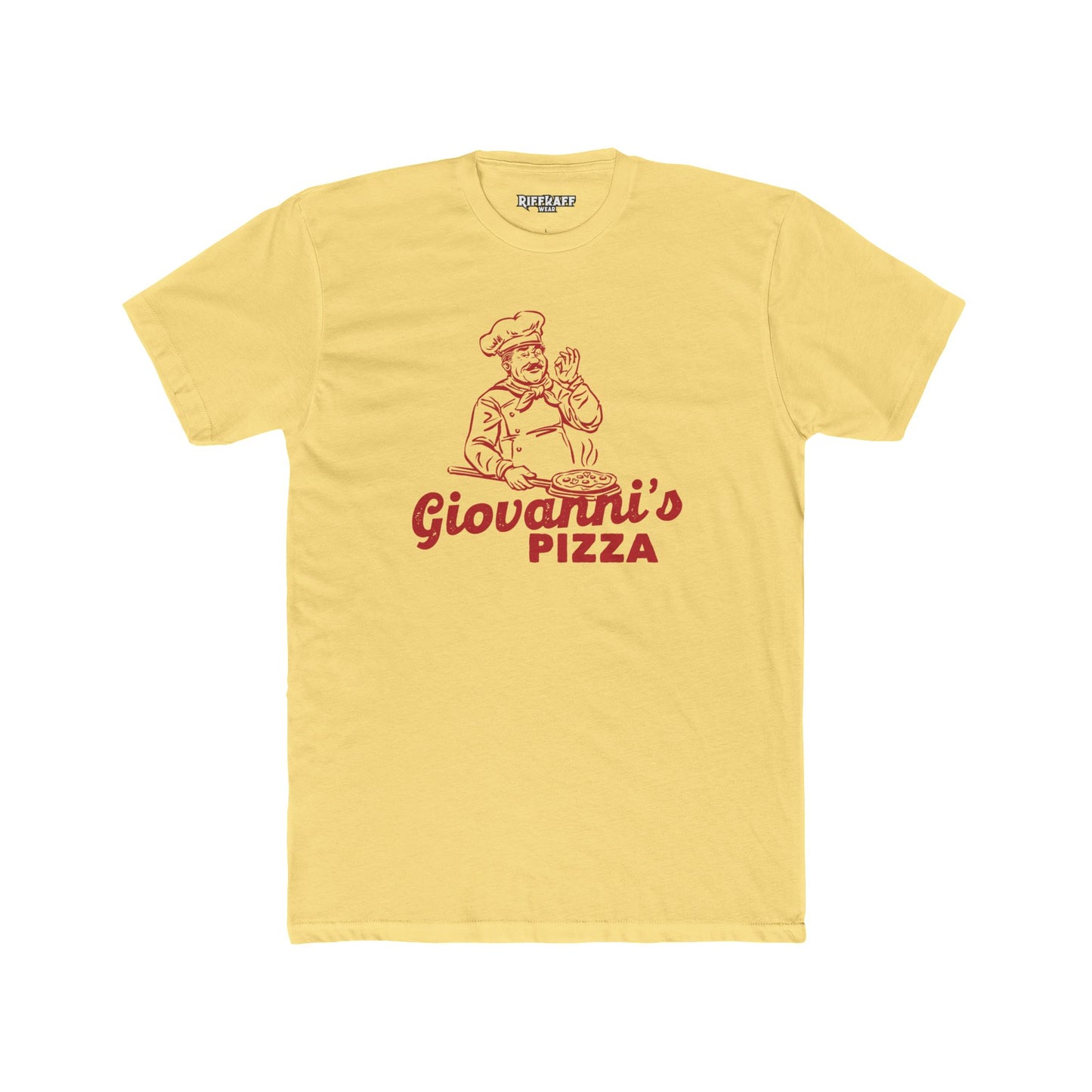 Unisex Cotton Crew Tee - Pizza Box - Riff Raff Wear