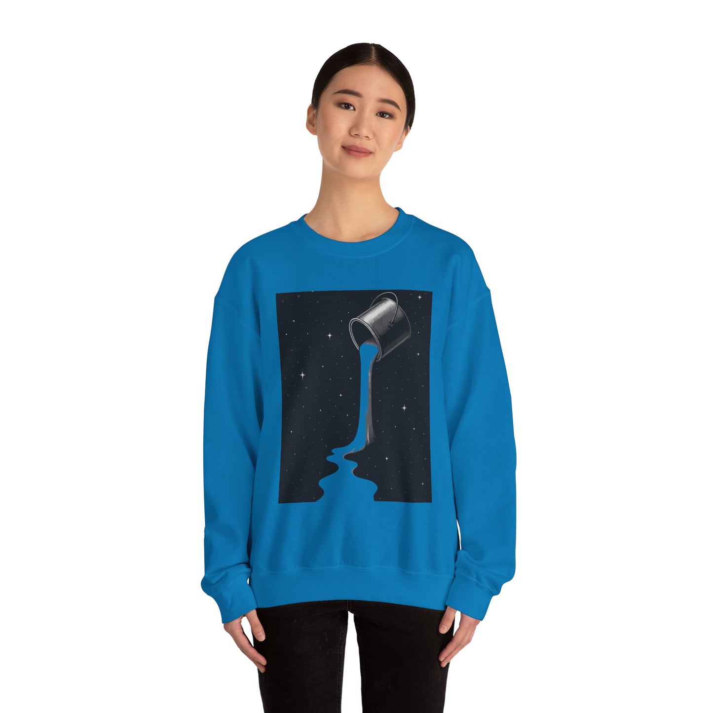 Cosmic Pour Crewneck Sweatshirt - Unisex Heavy Blend™ - Riff Raff Wear