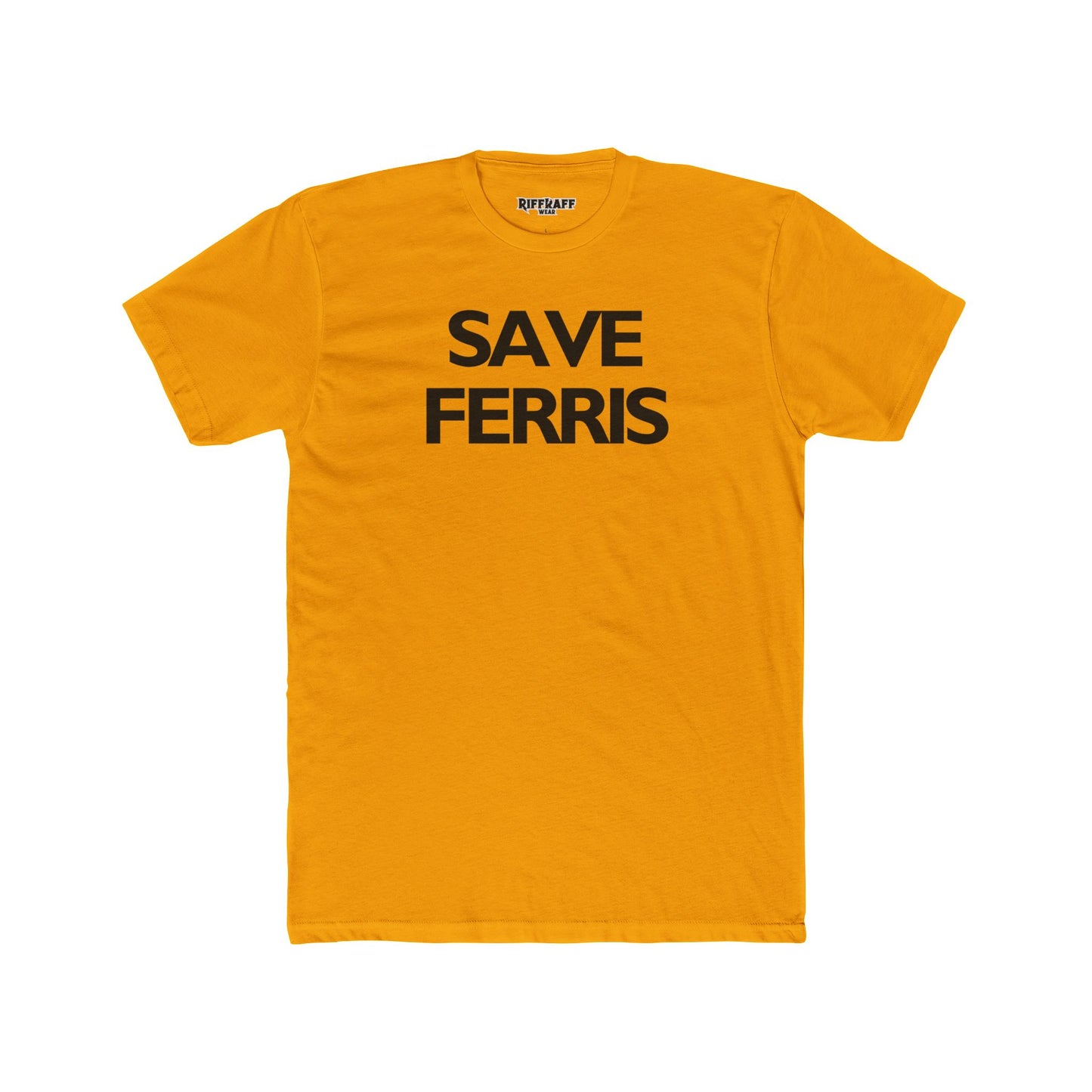 Vintage Style Save Ferris Unisex Cotton Crew Tee - Riff Raff Wear