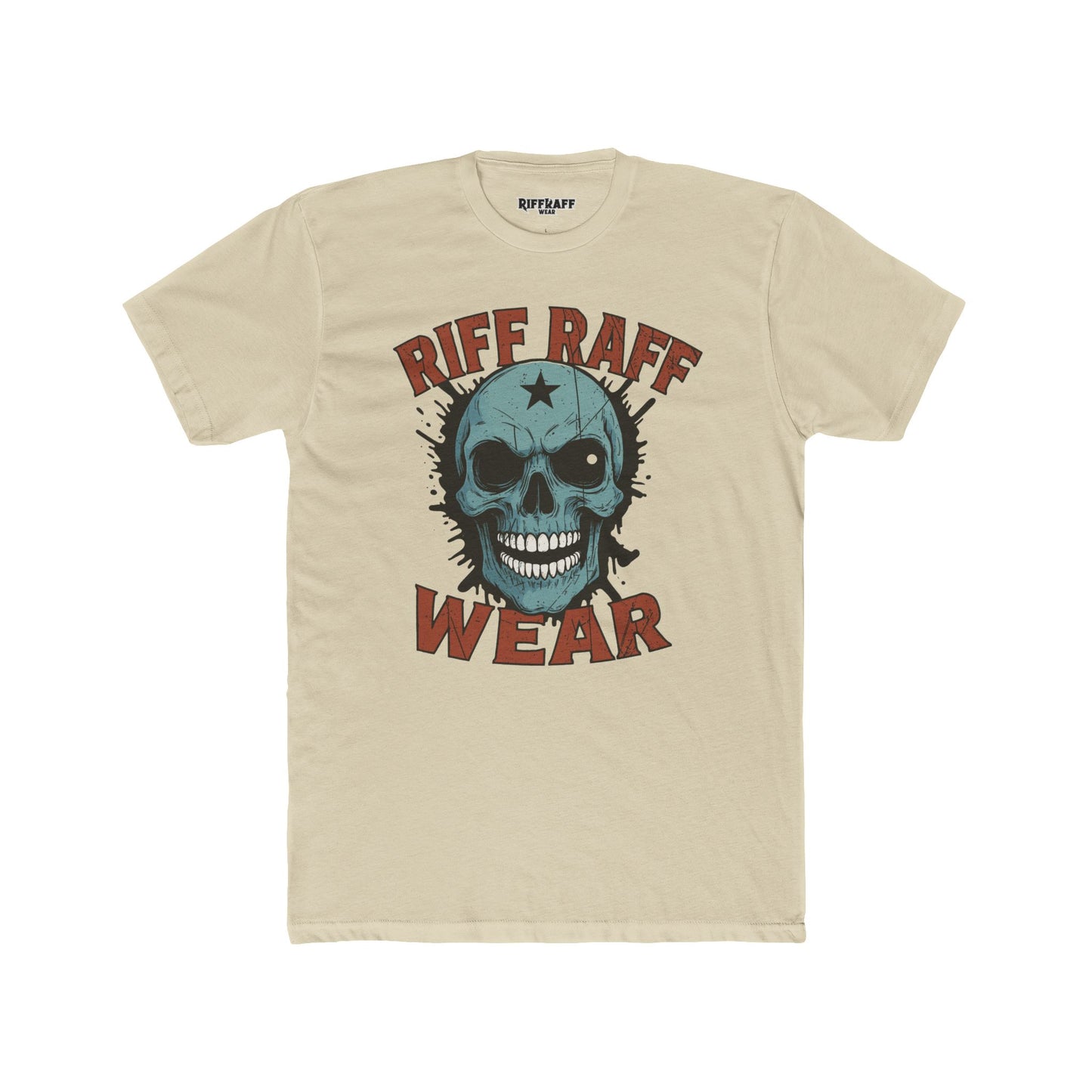 Skull Graphic Unisex Cotton Crew Tee Riff Raff Wear