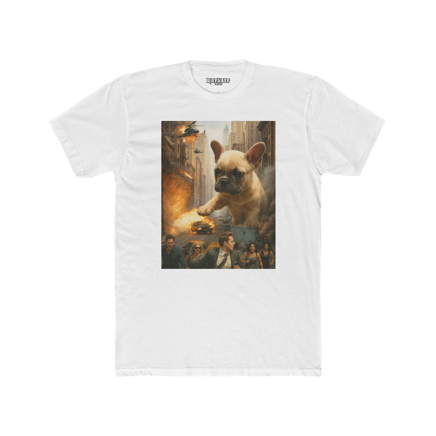 Epic French Bulldog Graphic Tee - Unisex Cotton Crew Shirt - Riff Raff Wear