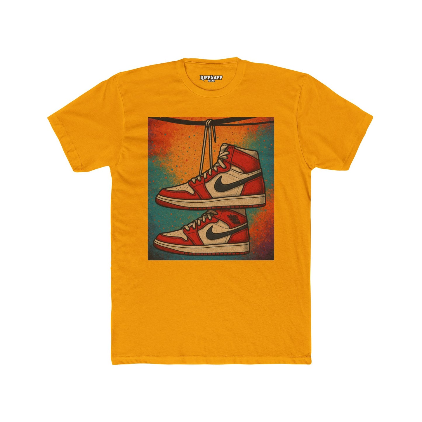 Urban Sneaker Art Tee, Vintage Streetwear, Unisex Graphic T-Shirt - Riff Raff Wear