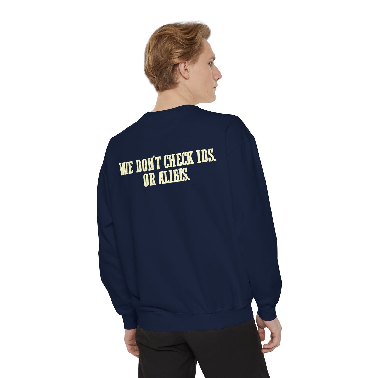 Funny Gator's Bar & Grill Sweatshirt | Unisex Garment-Dyed Crewneck - Riff Raff Wear