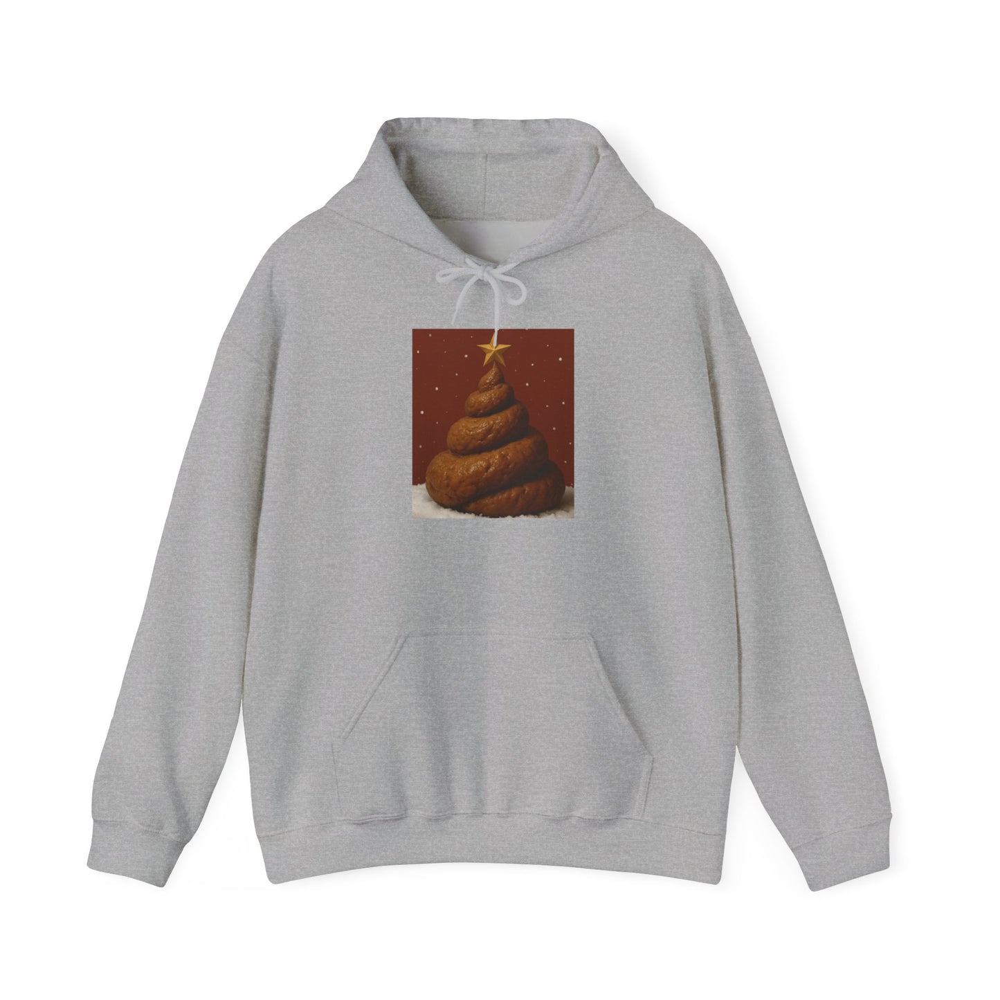 Funny Christmas Poop Tree Hoodie, Unisex Sweatshirt, Holiday Gift, Winter Fashion, Novelty Wear, Humorous Apparel - Riff Raff Wear