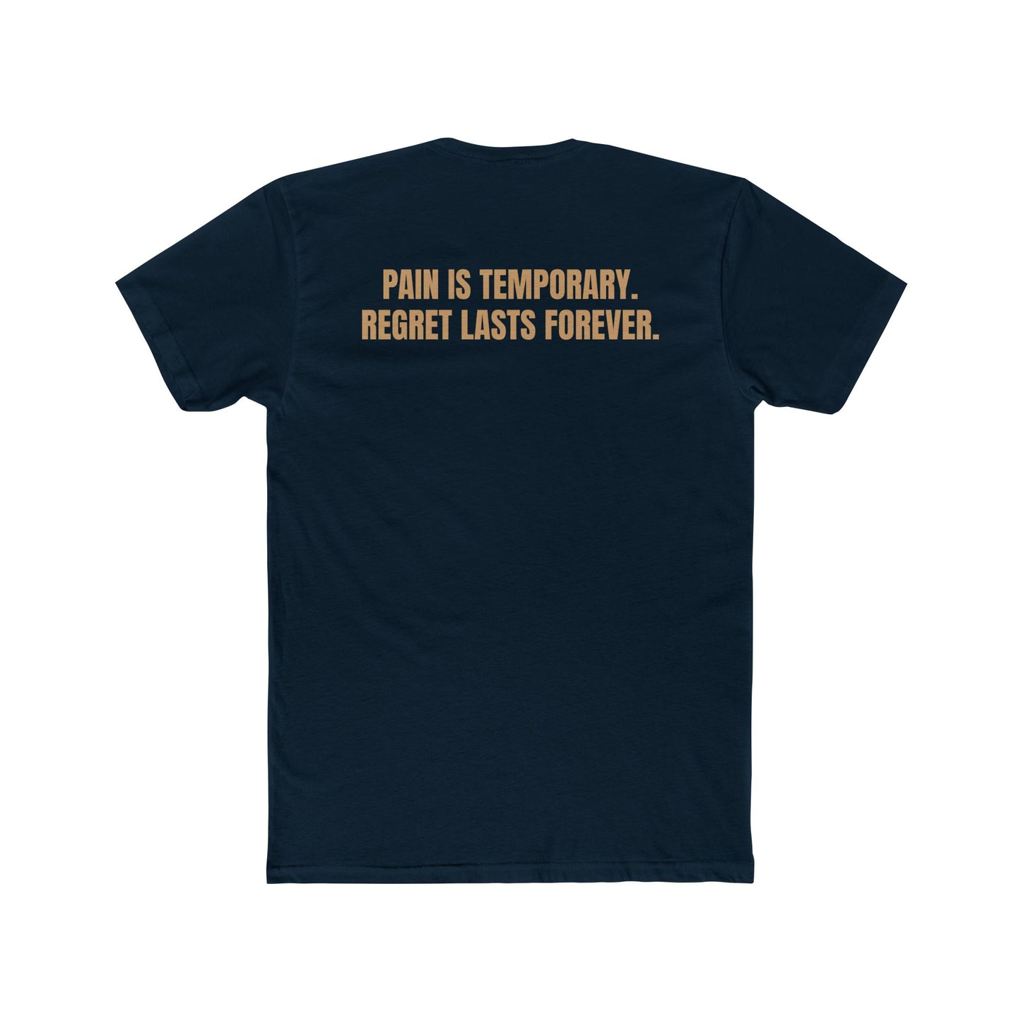 Motivational Fitness Crew Tee - Flexecution & Pain is Temporary Design - Riff Raff Wear