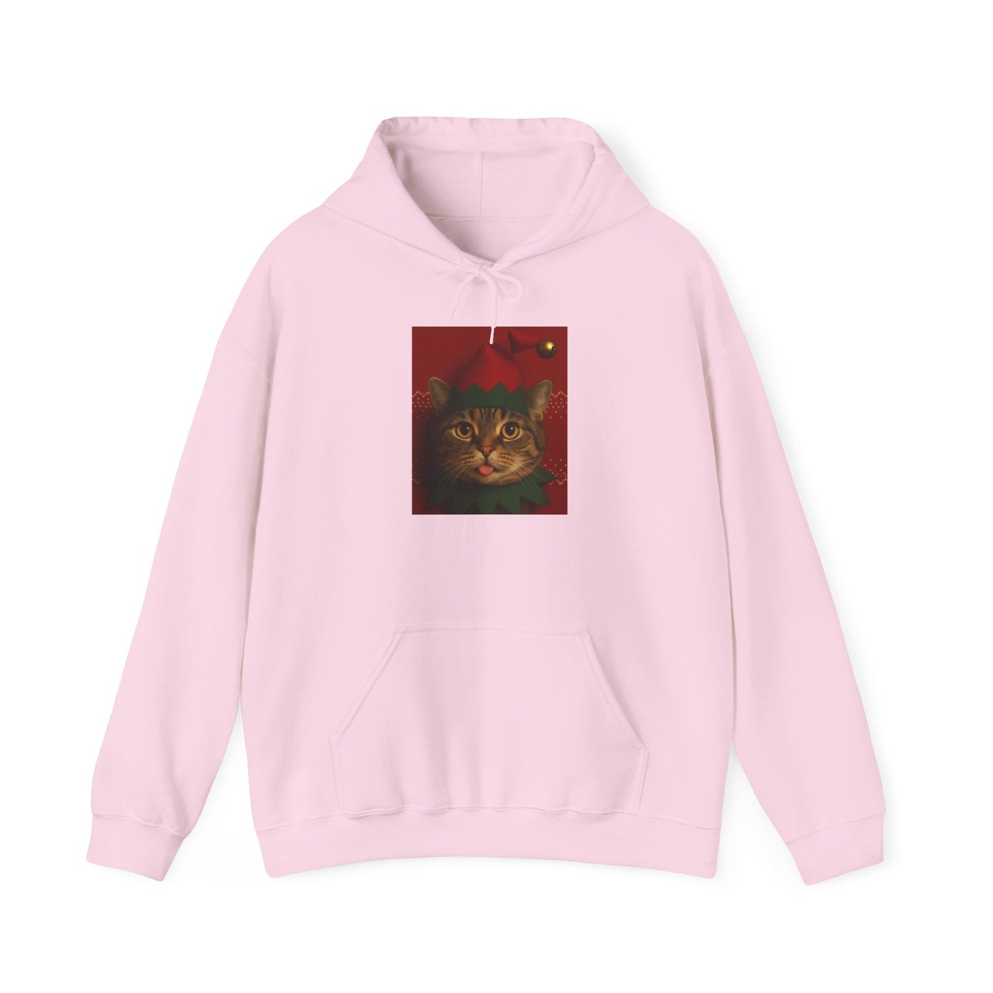 Cat Lover Holiday Hoodie, Cozy Unisex Sweatshirt, Perfect Gift for Cat Enthusiasts, Ideal for Winter Celebrations, Cute Cat Design - Riff Raff Wear