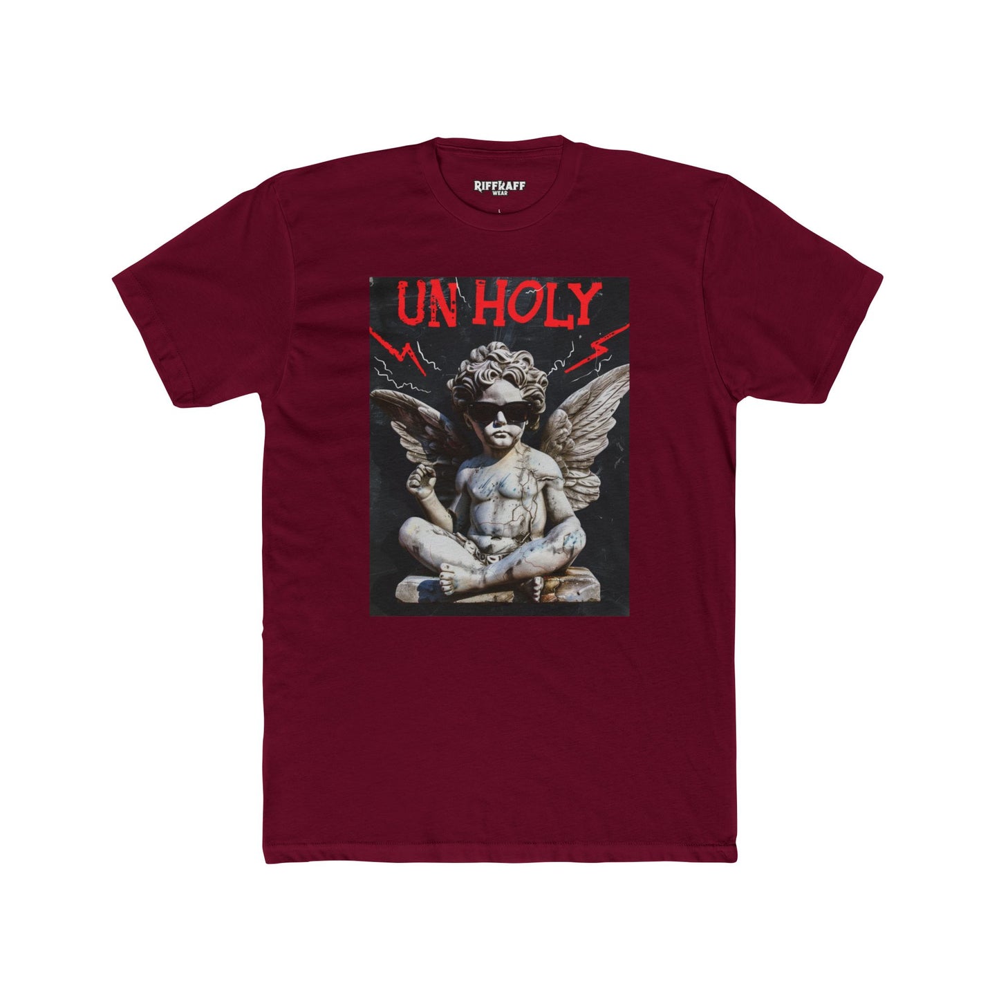 Unisex Cotton Crew Tee - Un Holy Graphic Tee for Bold Style - Riff Raff Wear