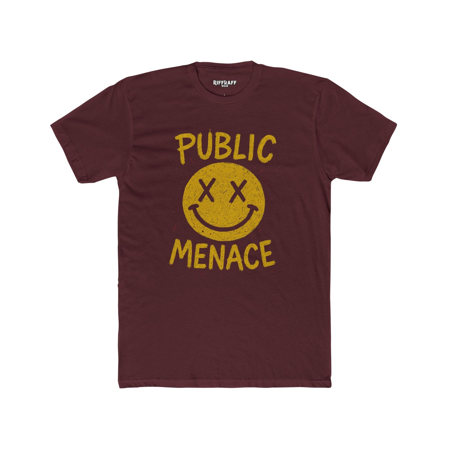 Unisex Cotton Crew Tee - Public Menace Graphic T-Shirt for Casual Style - Riff Raff Wear