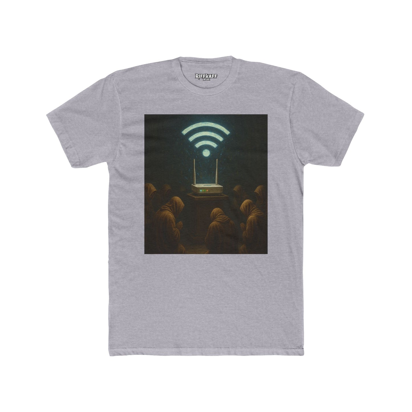 Mystical WiFi Connection Unisex Cotton Crew Tee - Riff Raff Wear