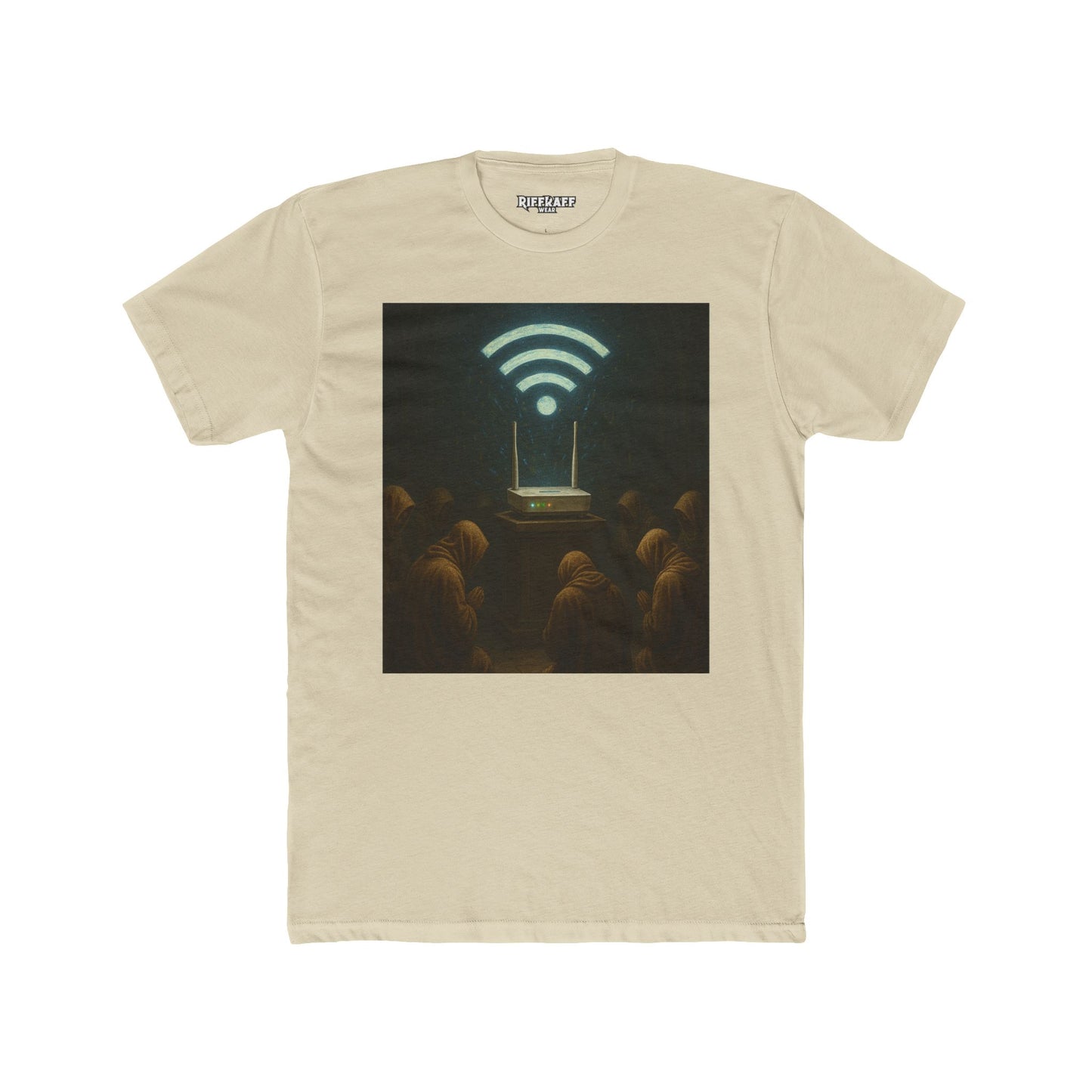 Mystical WiFi Connection Unisex Cotton Crew Tee - Riff Raff Wear