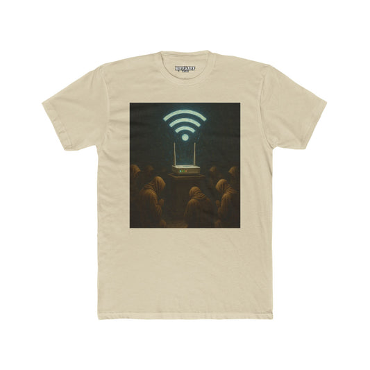 Mystical WiFi Connection Unisex Cotton Crew Tee - Riff Raff Wear