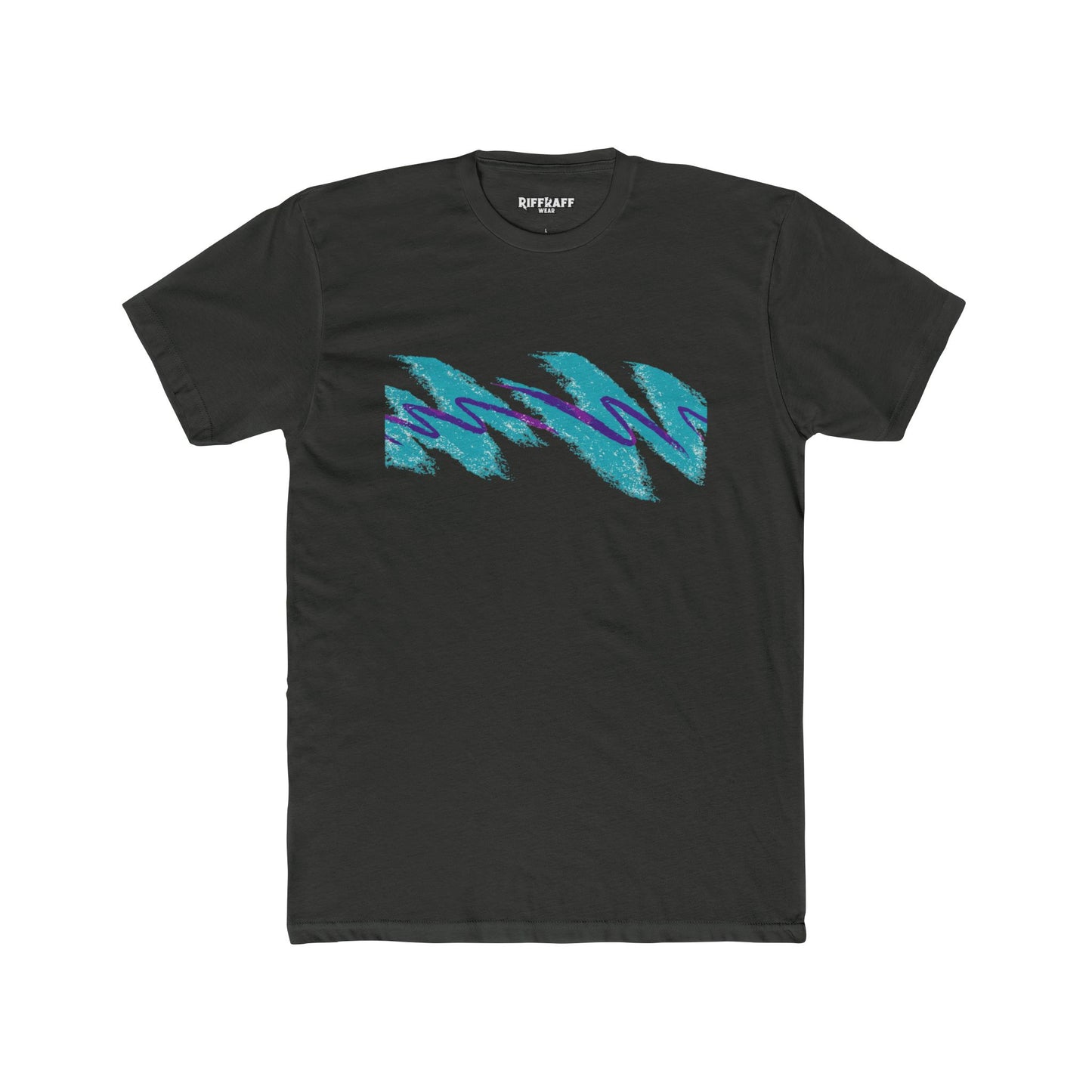 Retro Wave Unisex Cotton Crew Tee - Perfect for Casual Vibes - Riff Raff Wear