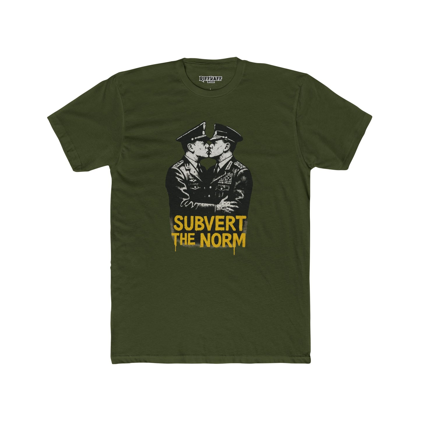Unisex Cotton Crew Tee - "Subvert The Norm" Riff Raff Wear