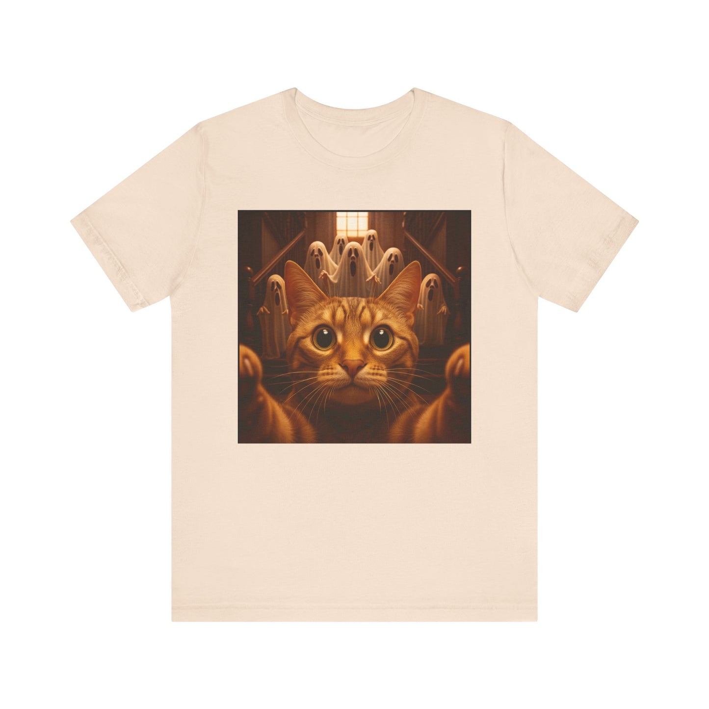 Cat Ghosts Tee Halloween Ready! - Riff Raff Wear