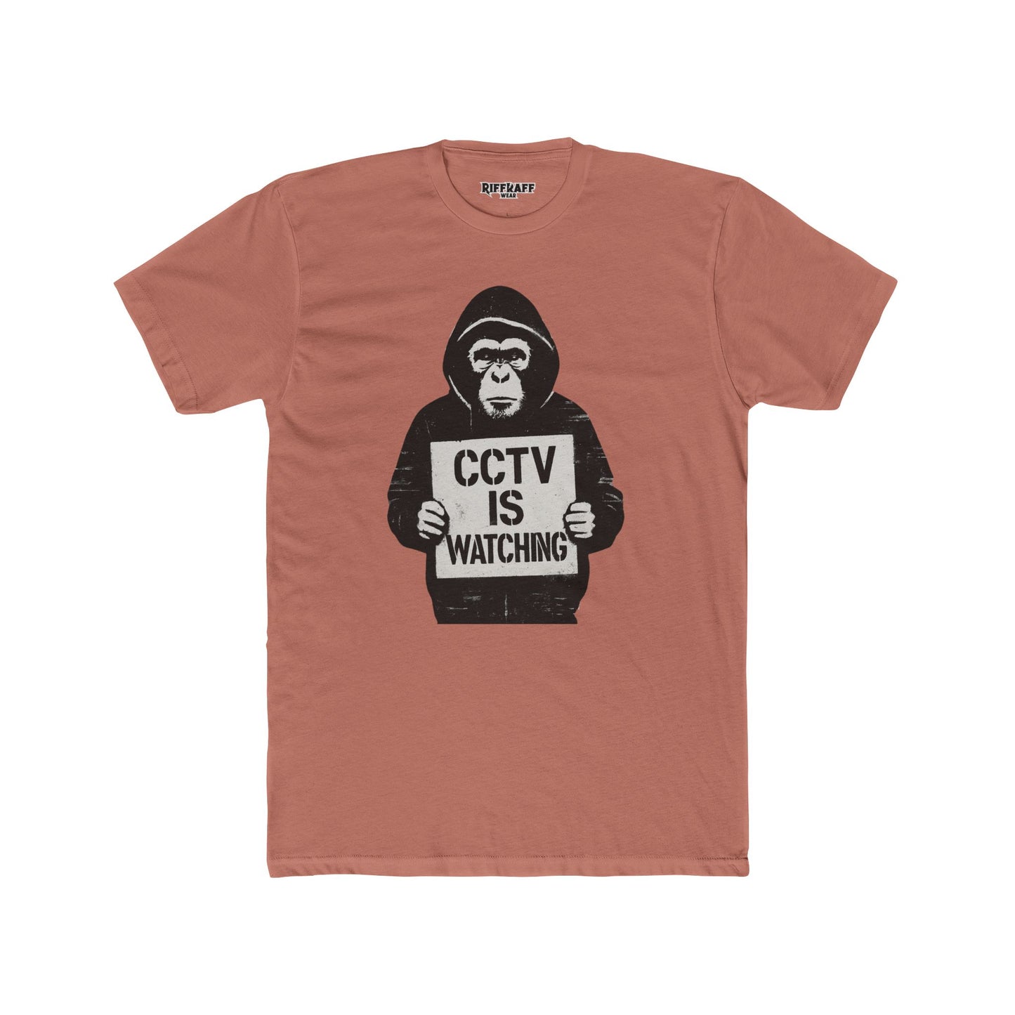 CCTV is Watching APE Unisex Crew Tee Casual Wear - Riff Raff Wear