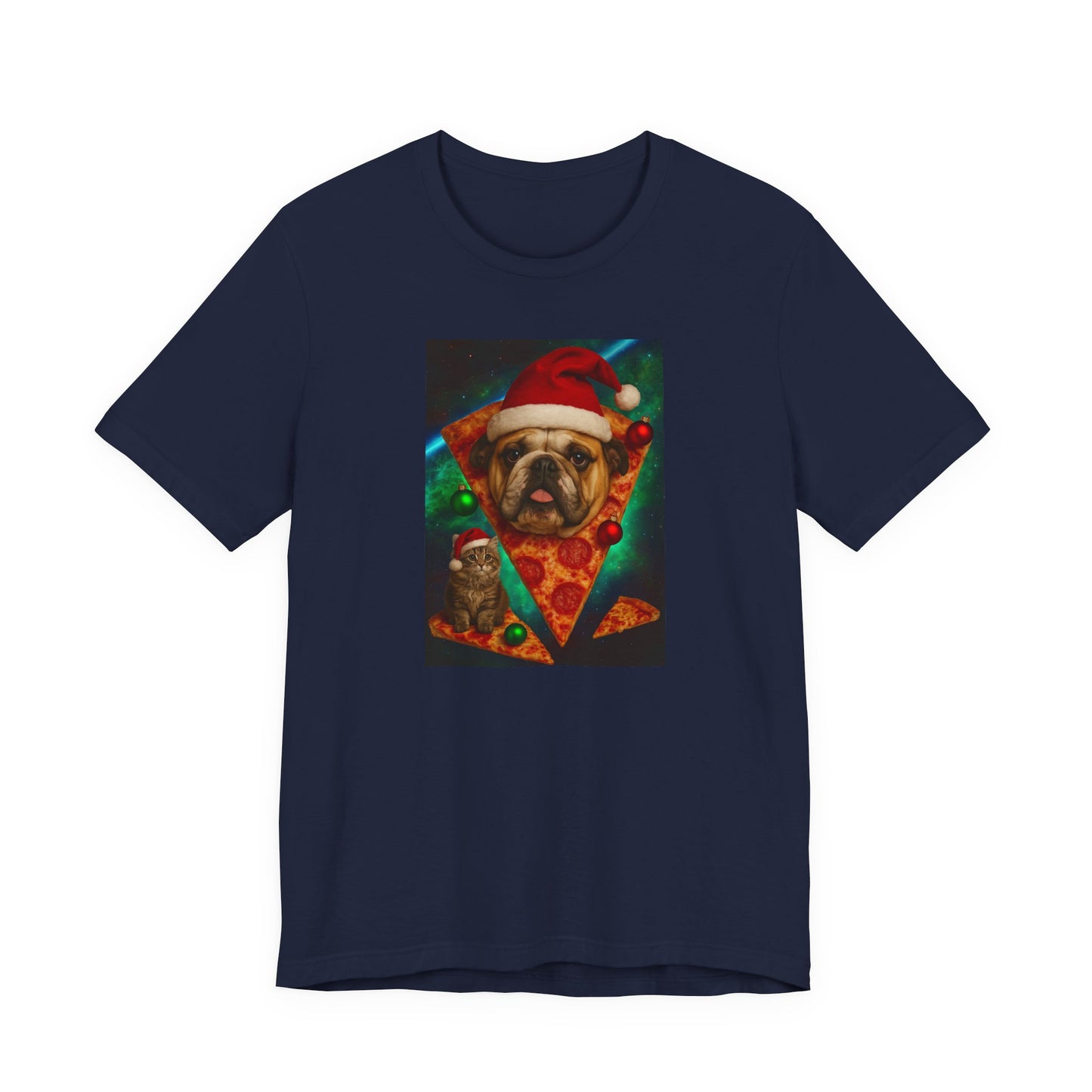 Funny Christmas Pug Shirt, Holiday Tee, Pet Lover Gift, Unisex Festive T-Shirts, Cute Animal Apparel, Christmas Party Outfit - Riff Raff Wear