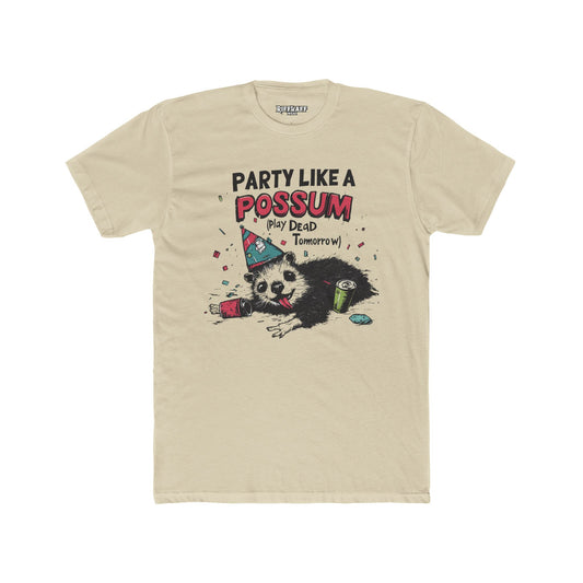 Funny Possum Graphic Tee, Cute T-Shirt for Parties, Gift for Animal Lovers - Riff Raff Wear