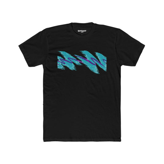 Retro Wave Unisex Cotton Crew Tee - Stylish Casual Shirt for All Occasions - Riff Raff Wear