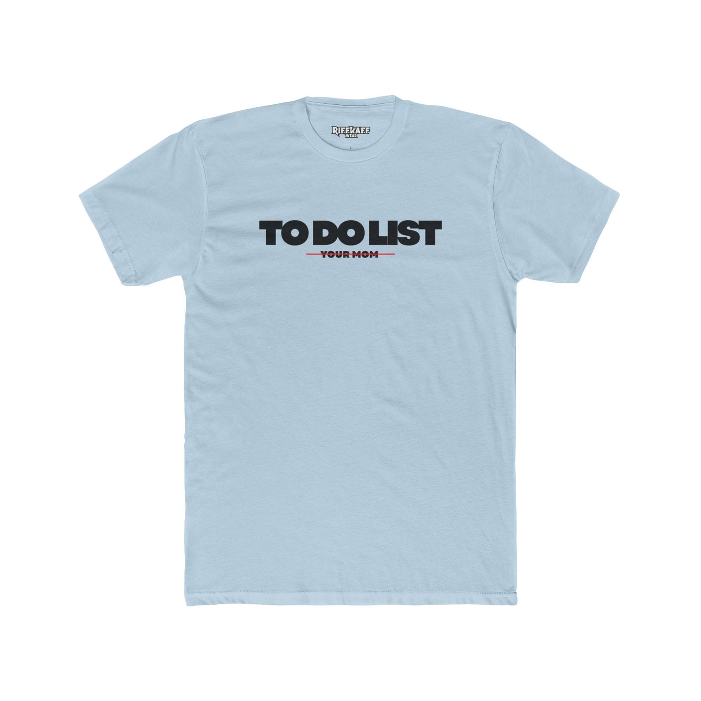 To-Do List Unisex Cotton Crew Tee, Motivational Shirt, Gift for Students, Funny Home Tee, Casual Everyday Wear