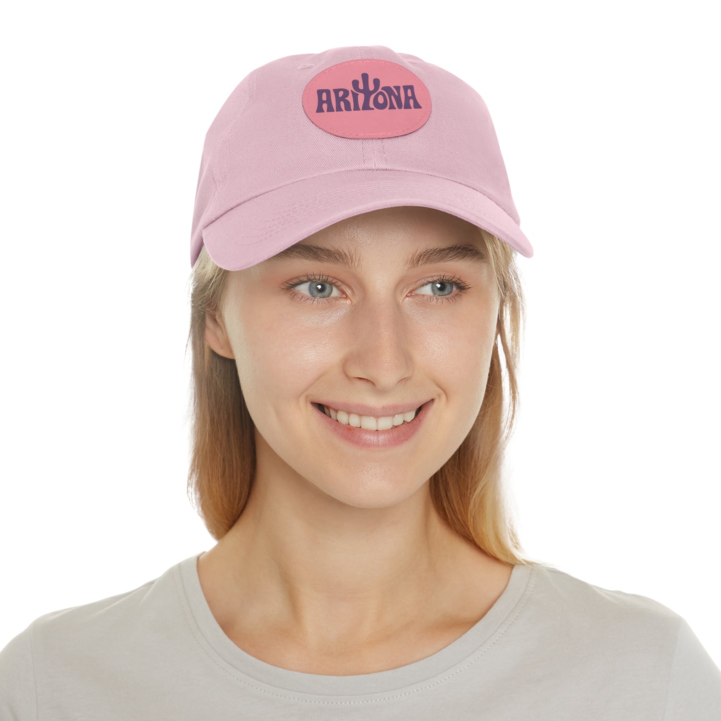 Arizona Dad Hat with Leather Patch - Casual & Stylish Cap